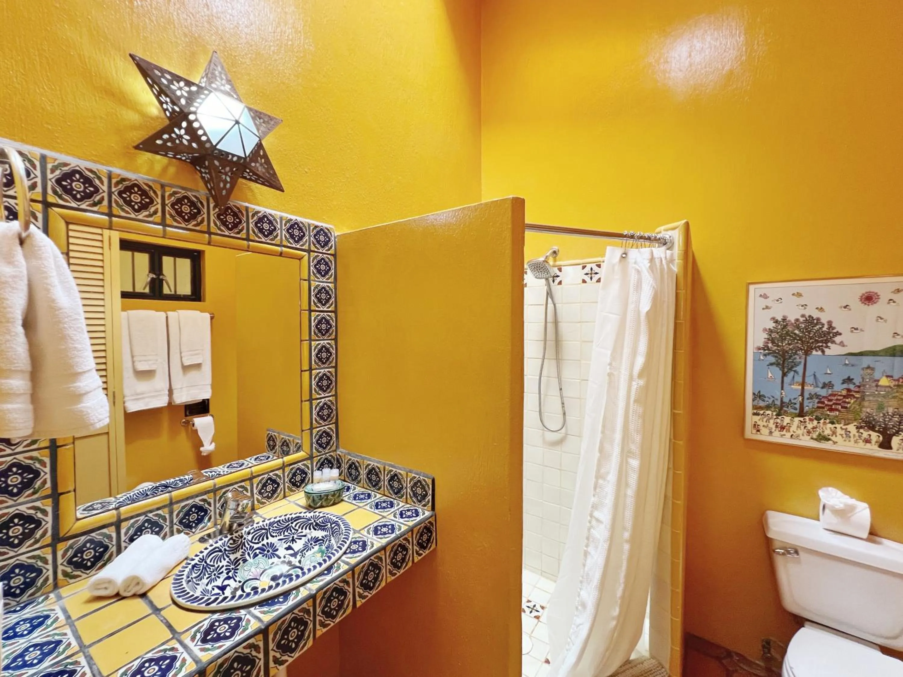 Shower in Estrellita's Bed & Breakfast