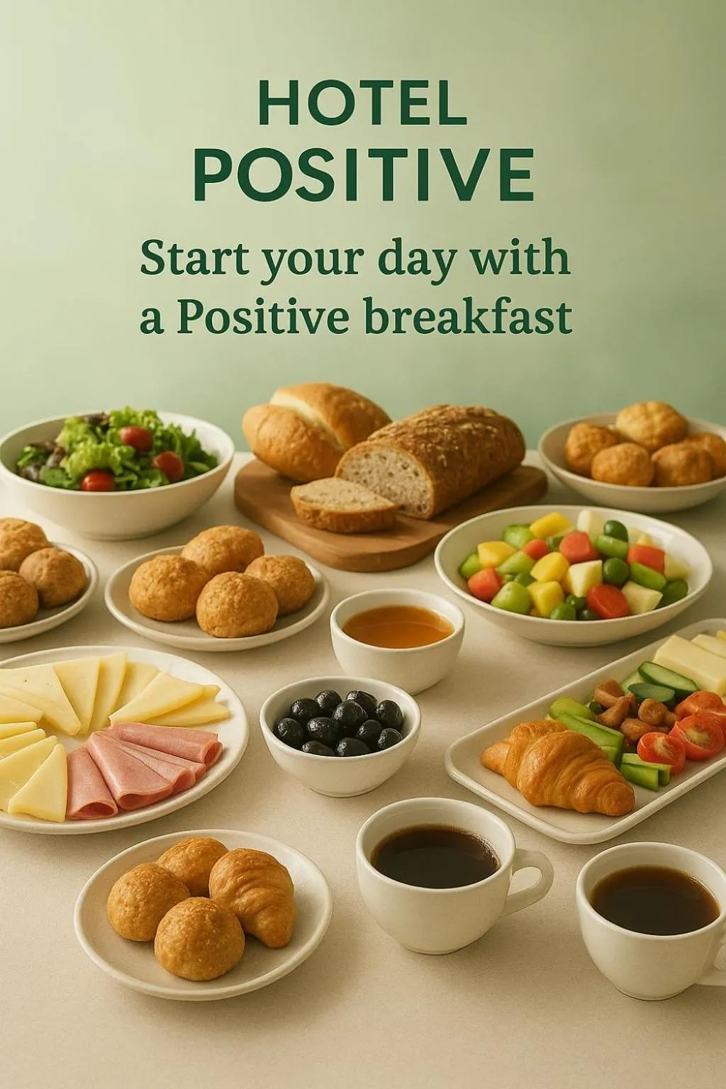 Food and drinks in Positive Hotel