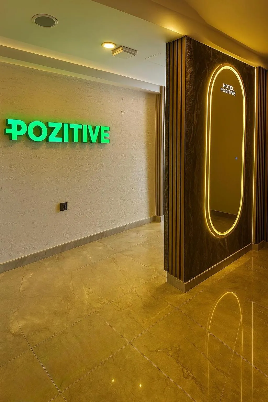 Lobby or reception in Positive Hotel