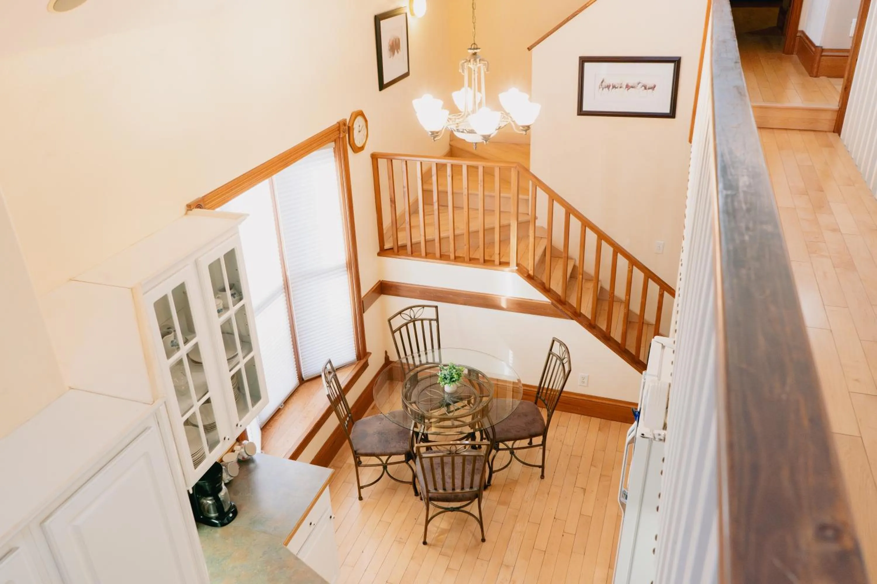 Seating area in First Deadwood Cottages