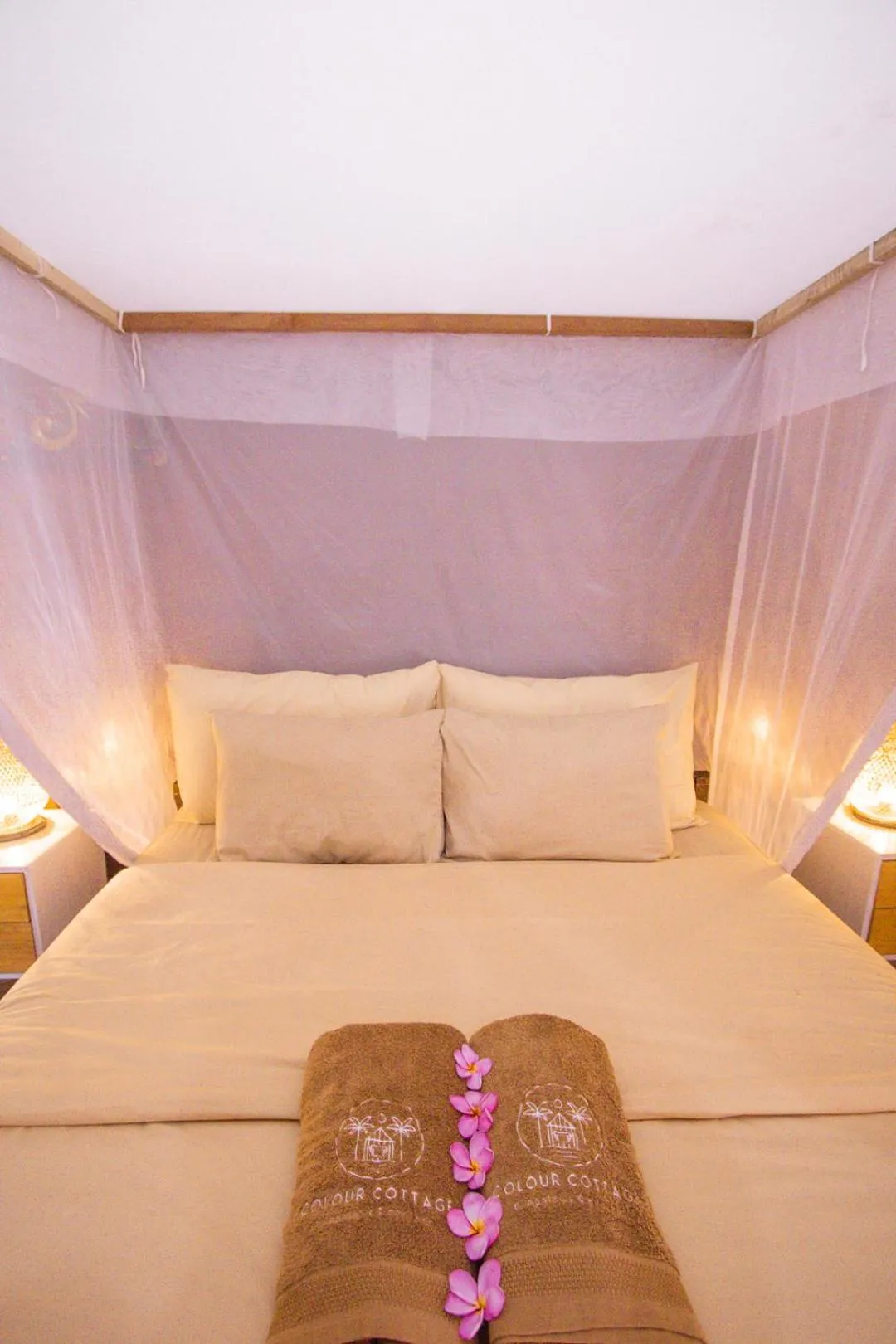 Bed in Color Cottage