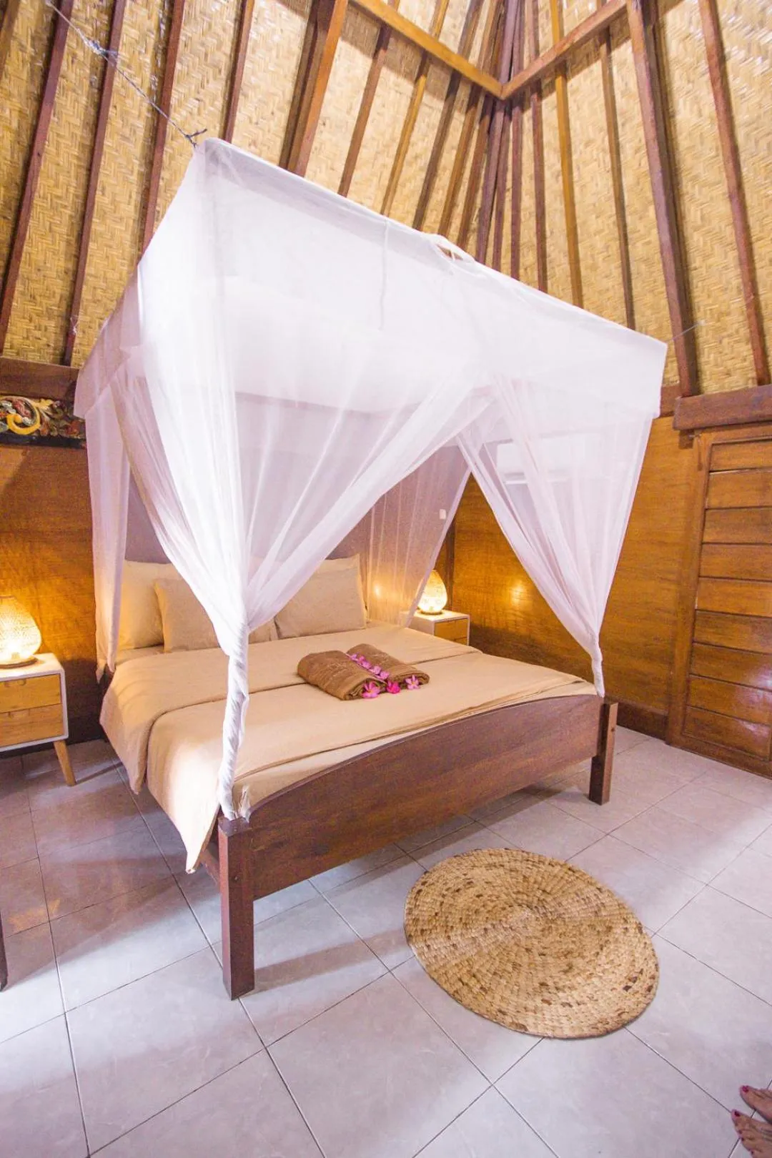 Bed in Color Cottage