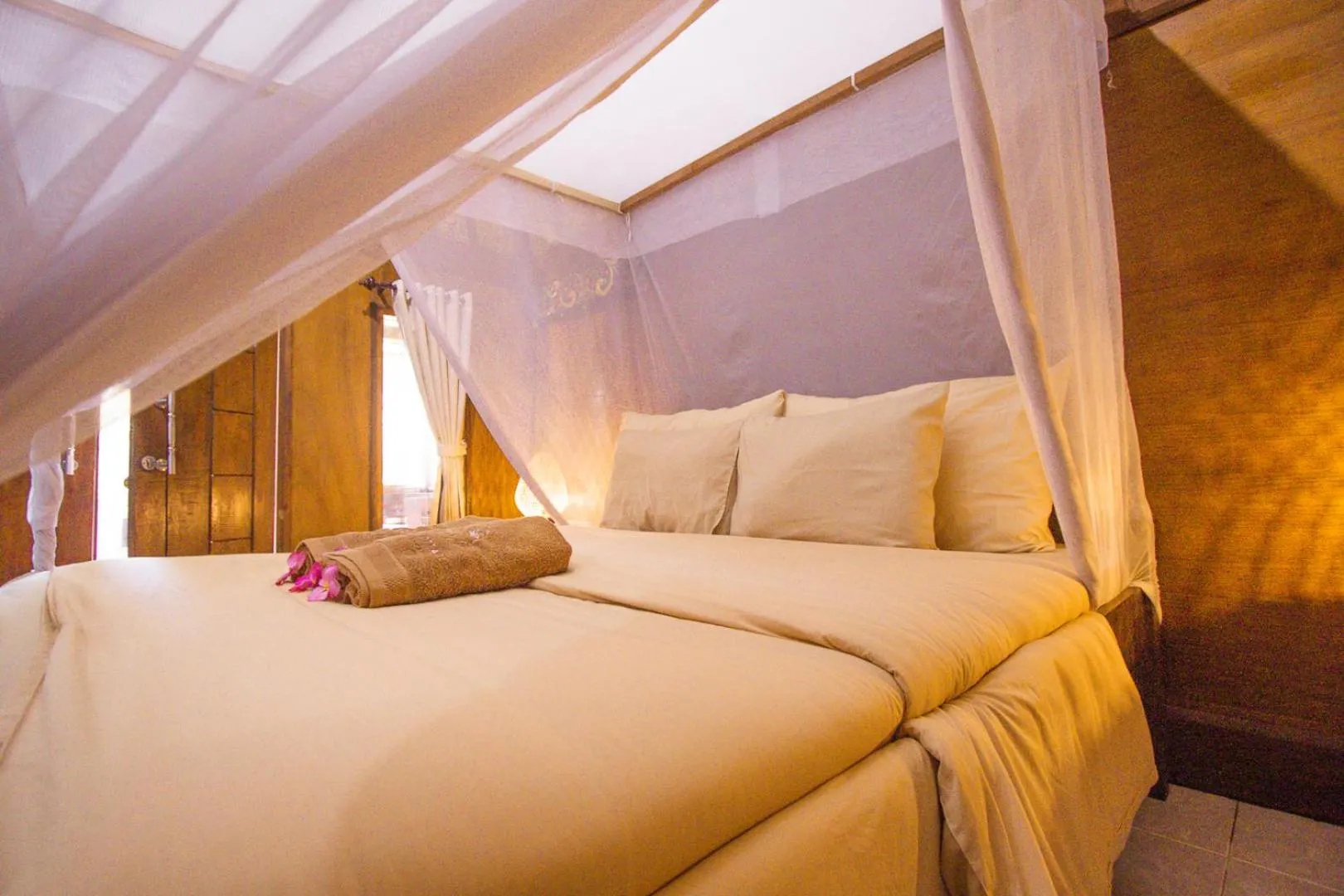 Bed in Color Cottage