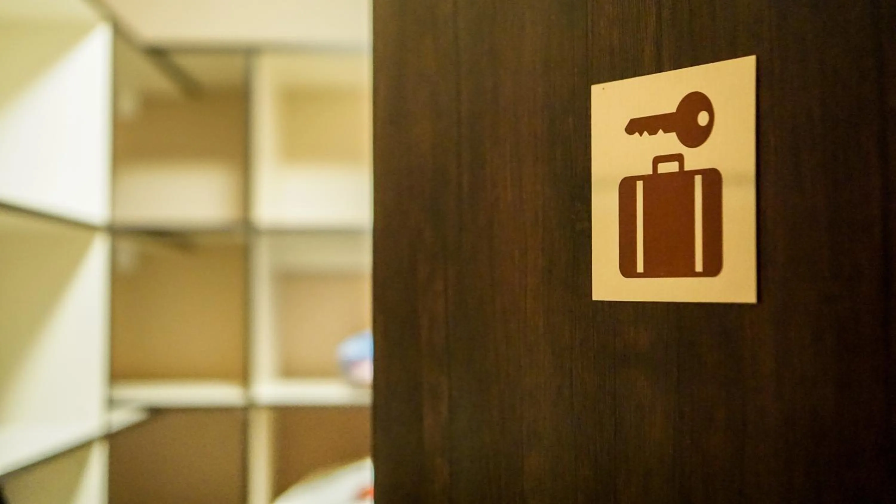 Logo/Certificate/Sign in Bella Riga Hotel with Self-Check in