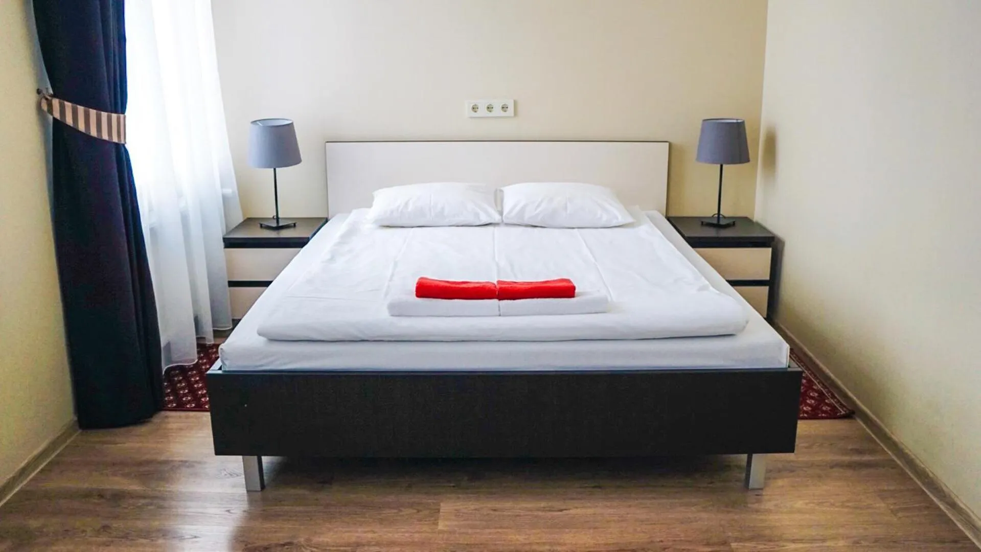 Bed in Bella Riga Hotel with Self-Check in