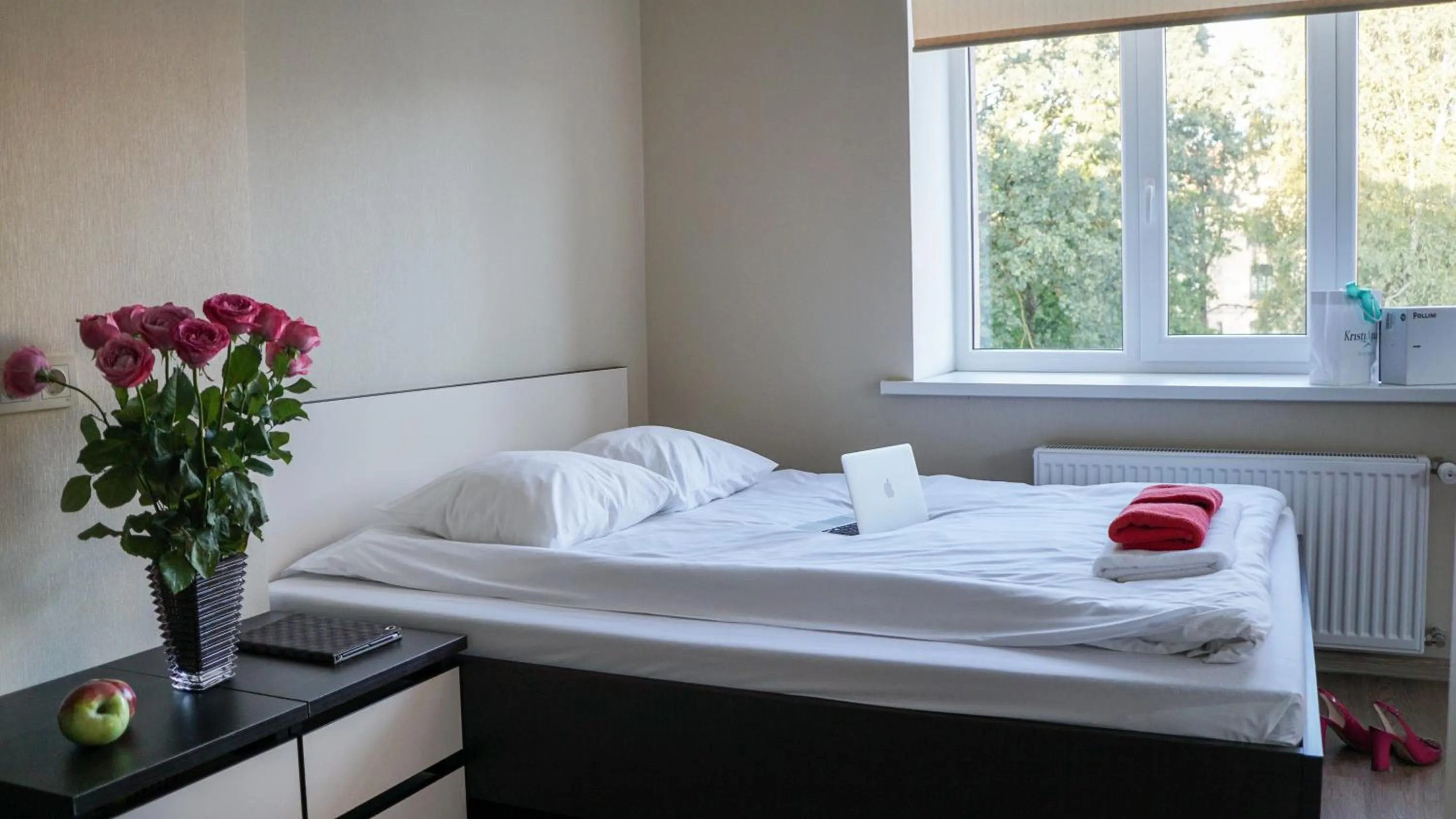 Bed in Bella Riga Hotel with Self-Check in