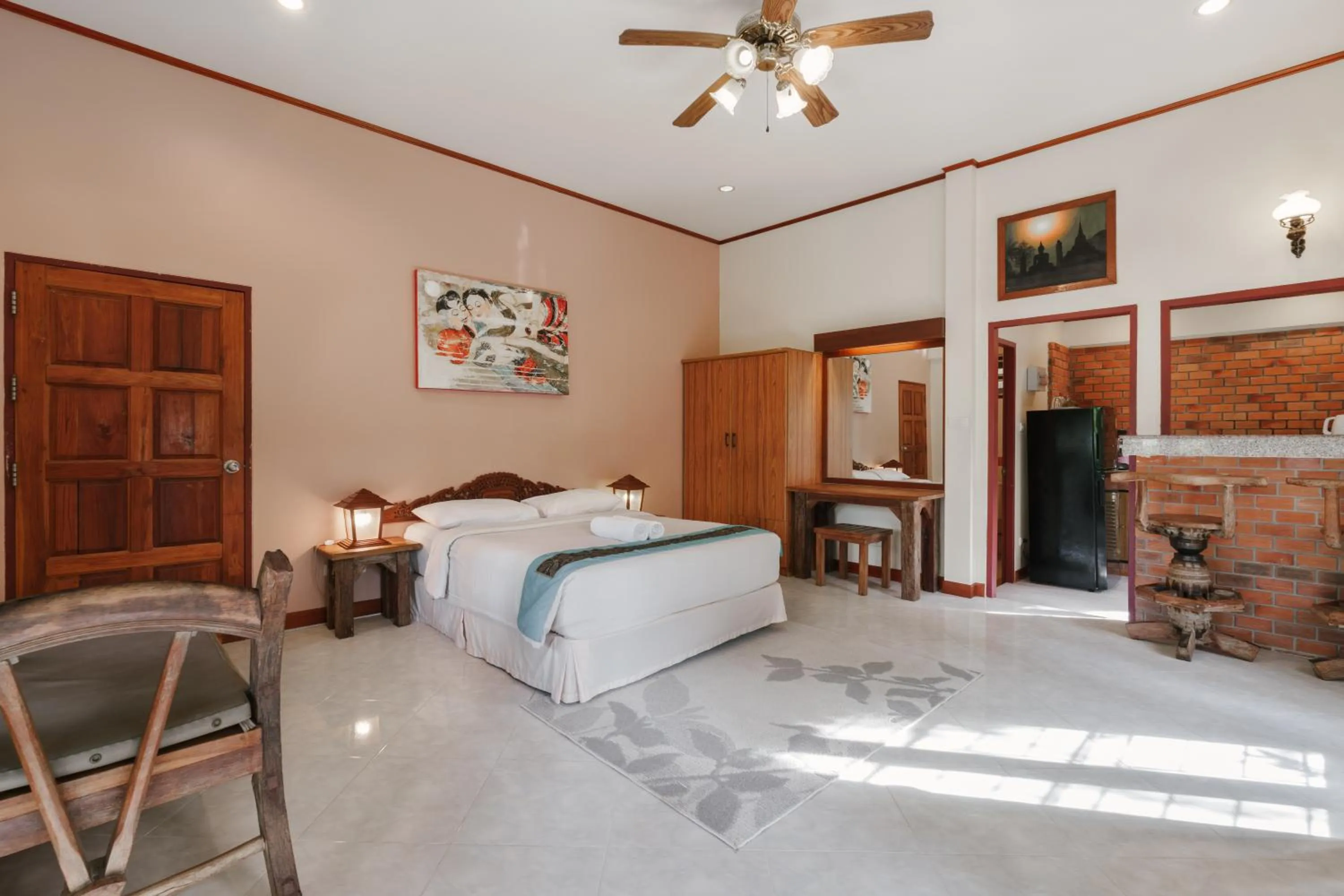 Bedroom, Bed in Palm Village