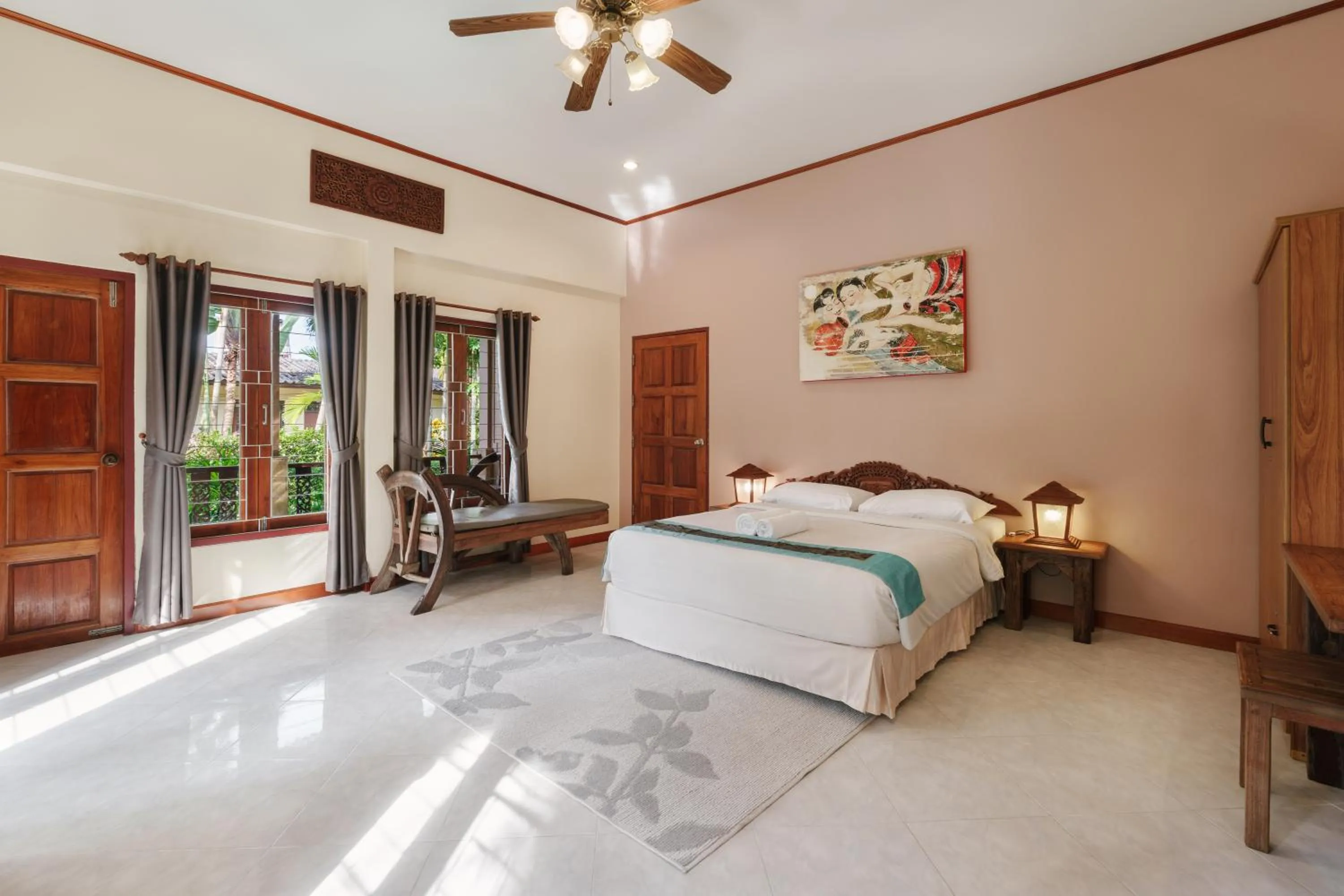 Bedroom, Bed in Palm Village