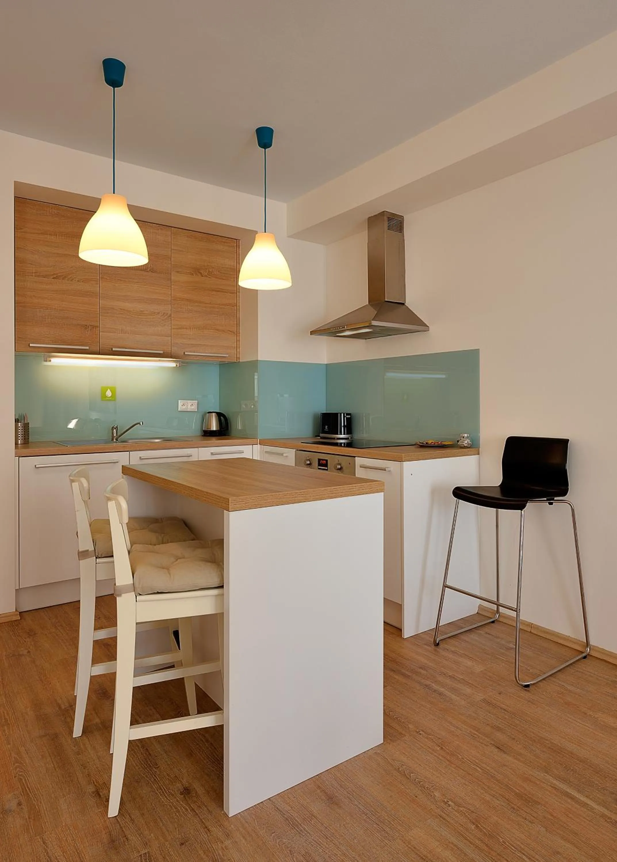 Kitchen or kitchenette in Charming & Cozy Ambiente Apartments