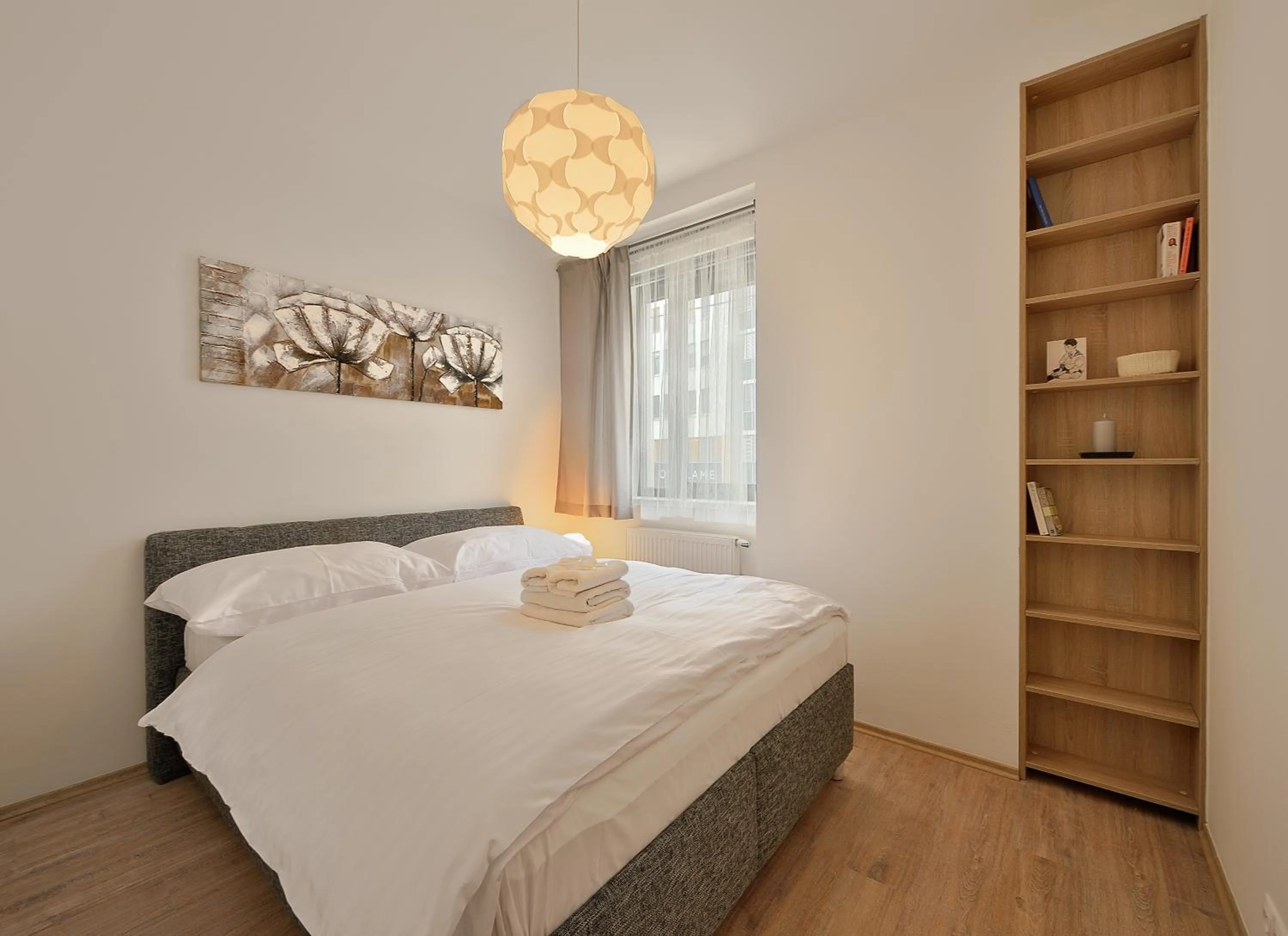 Bedroom, Bed in Charming & Cozy Ambiente Apartments