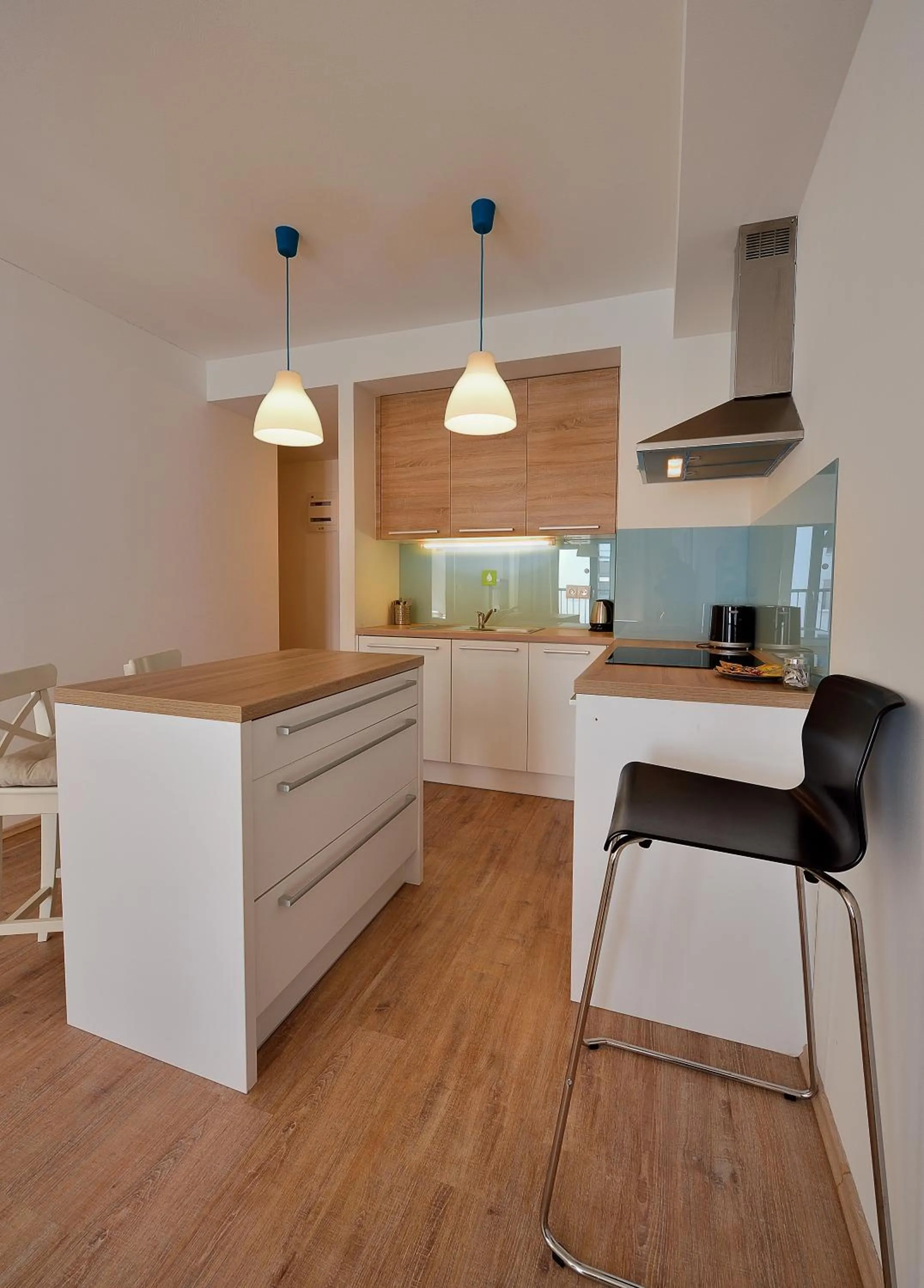 Kitchen or kitchenette in Charming & Cozy Ambiente Apartments