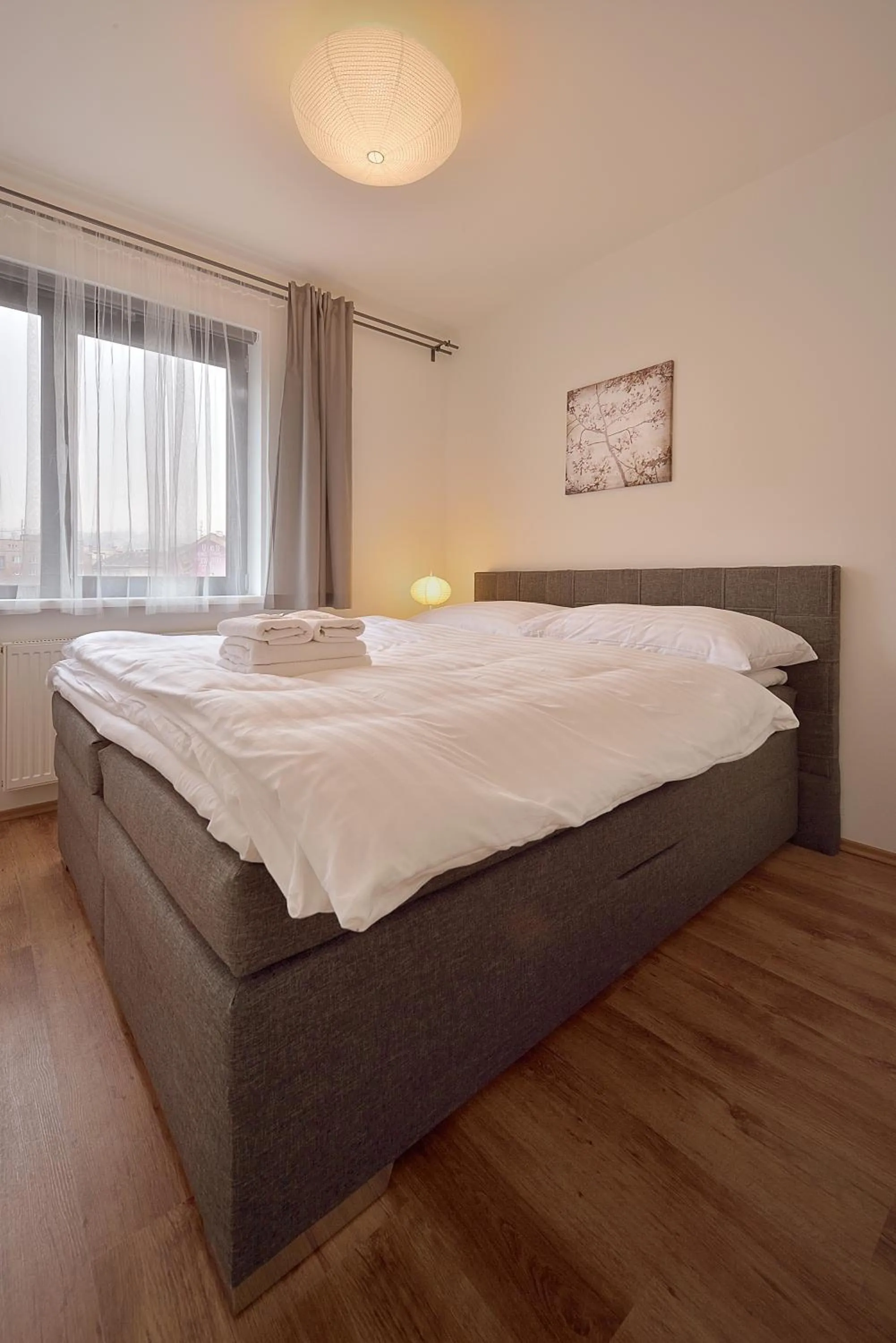 Bedroom, Bed in Charming & Cozy Ambiente Apartments