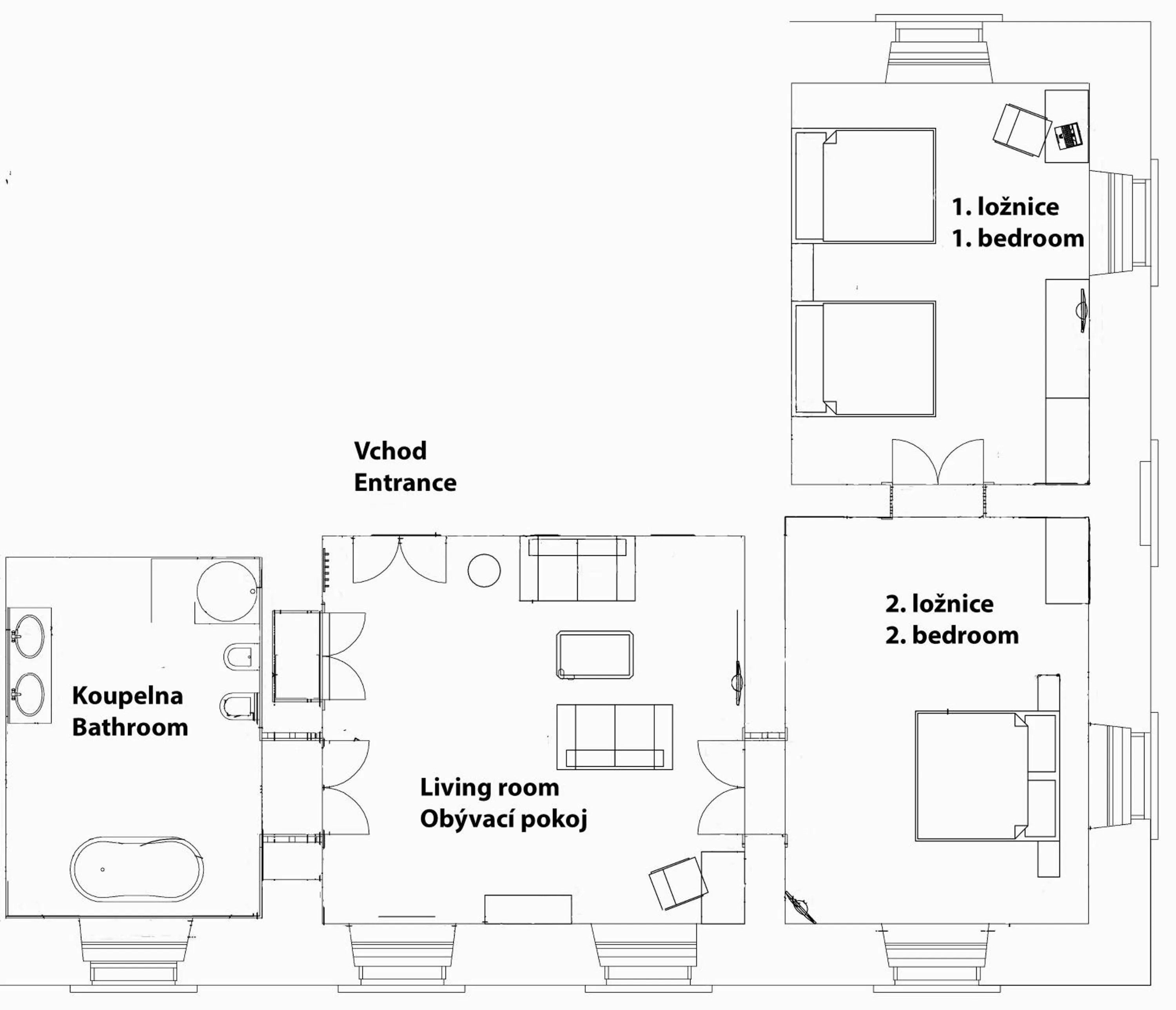 Photo of the whole room in Zámek Jeseník Nad Odrou