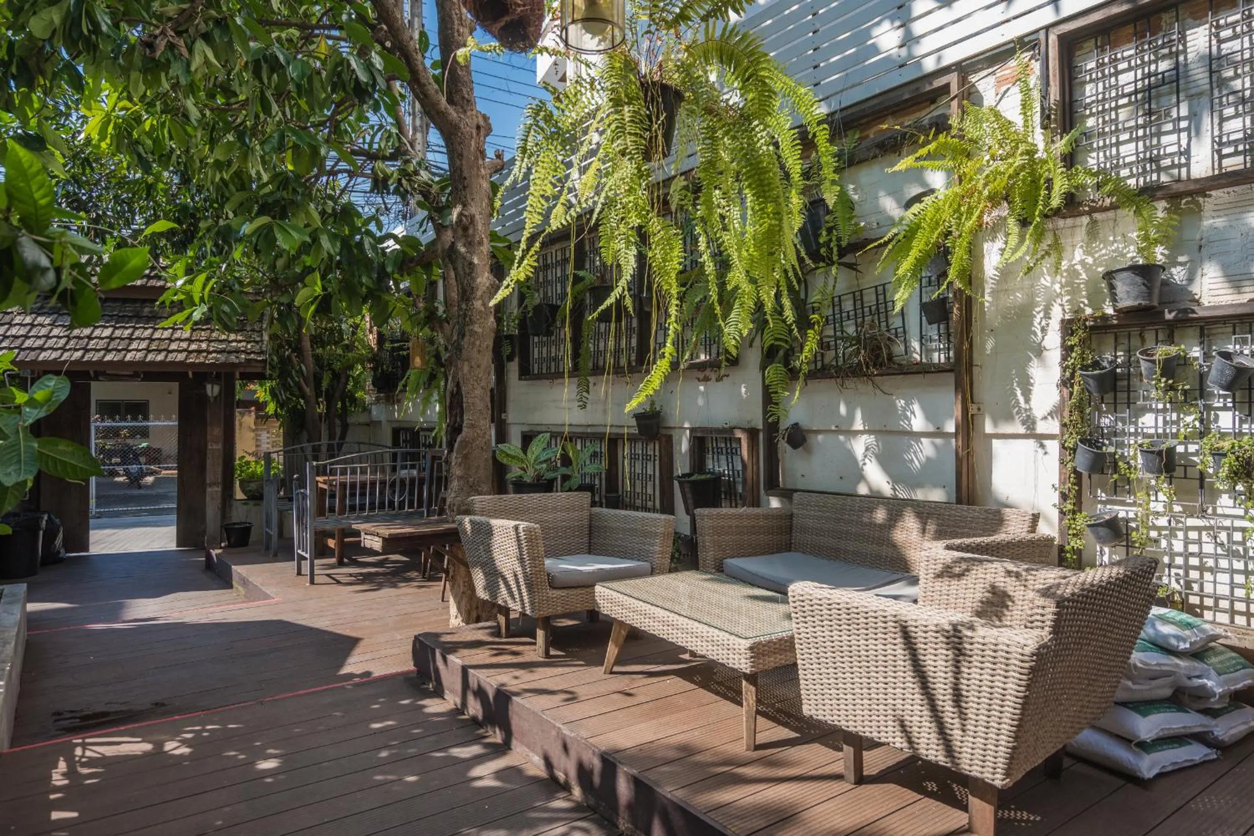 Seating area in Yi's Garden Villa
