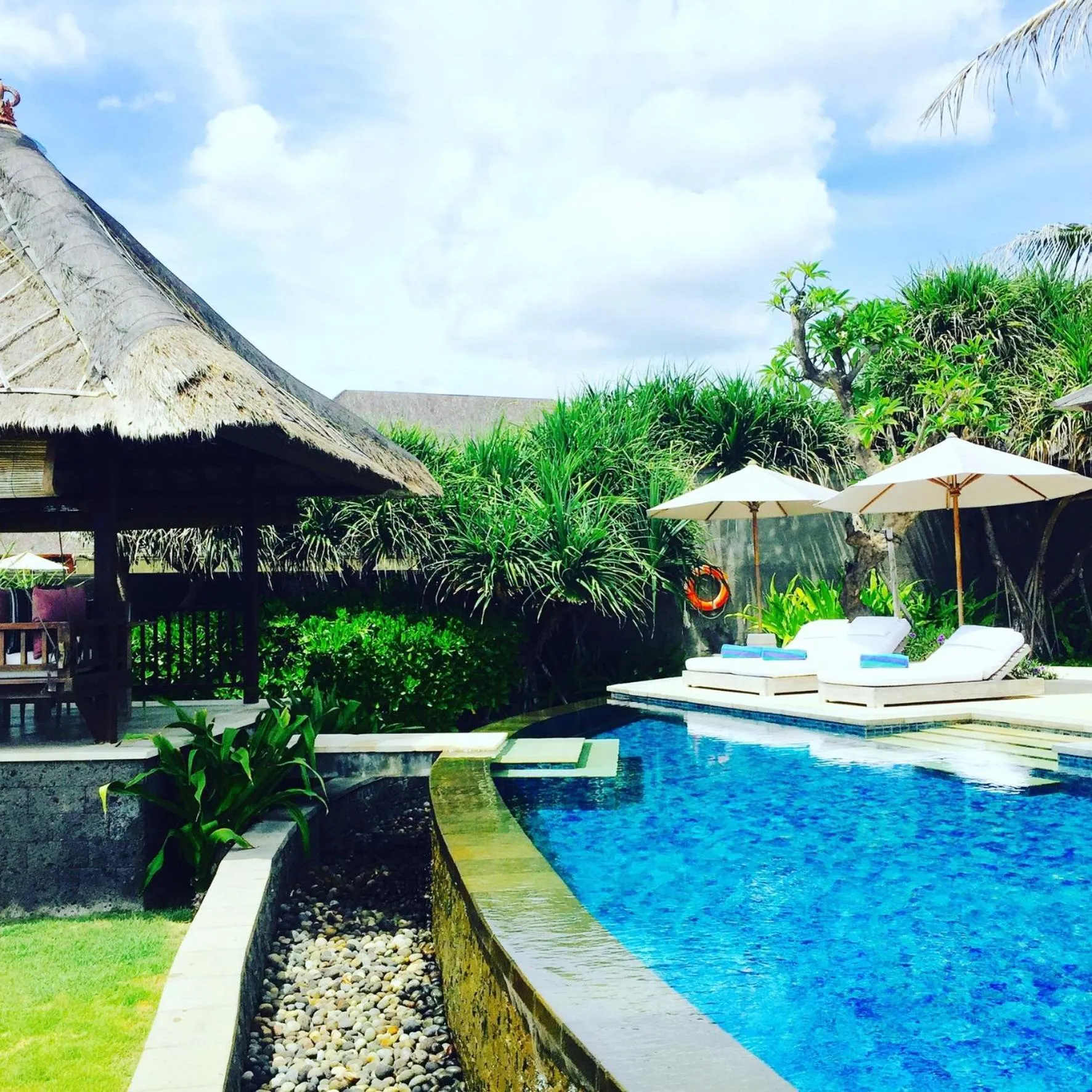 Pool view in Anapuri Villas