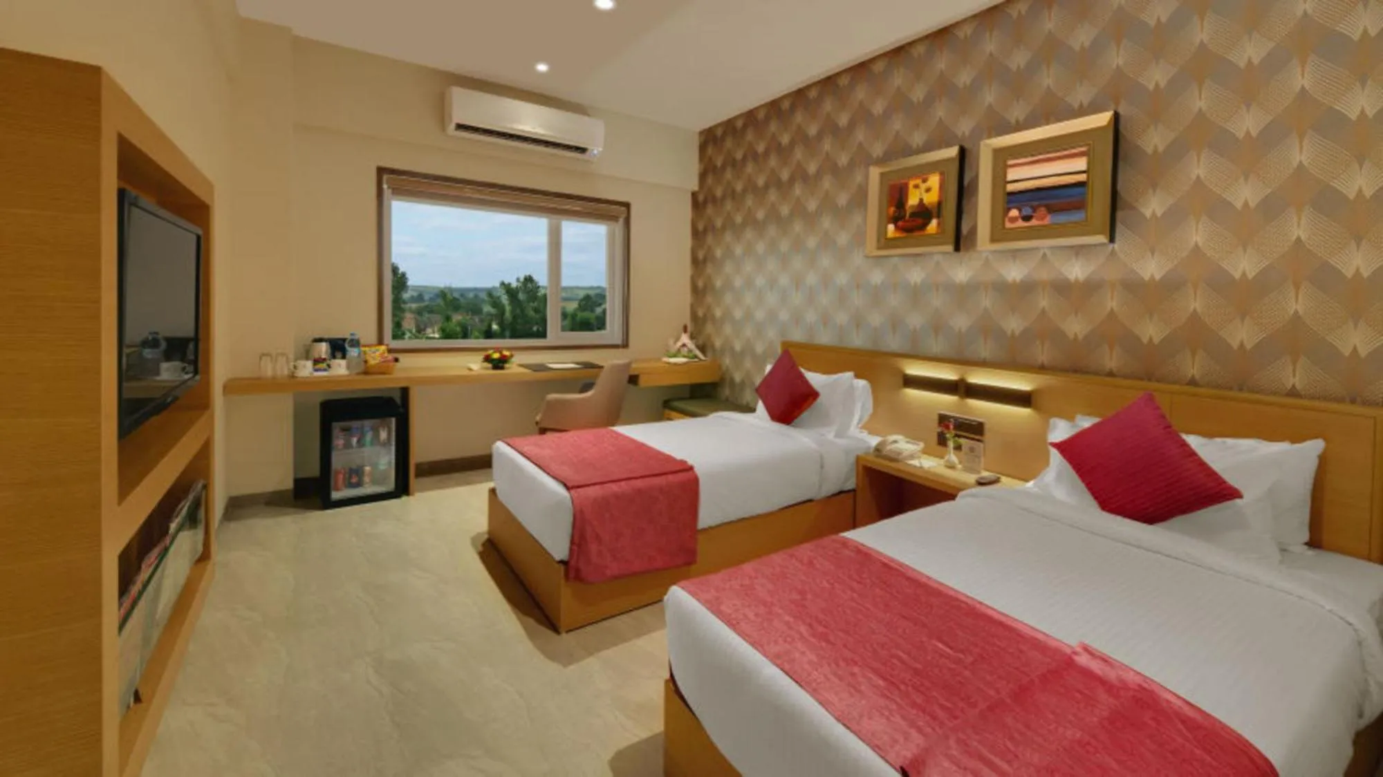 Bedroom, Bed in Click Hotel Bhuj