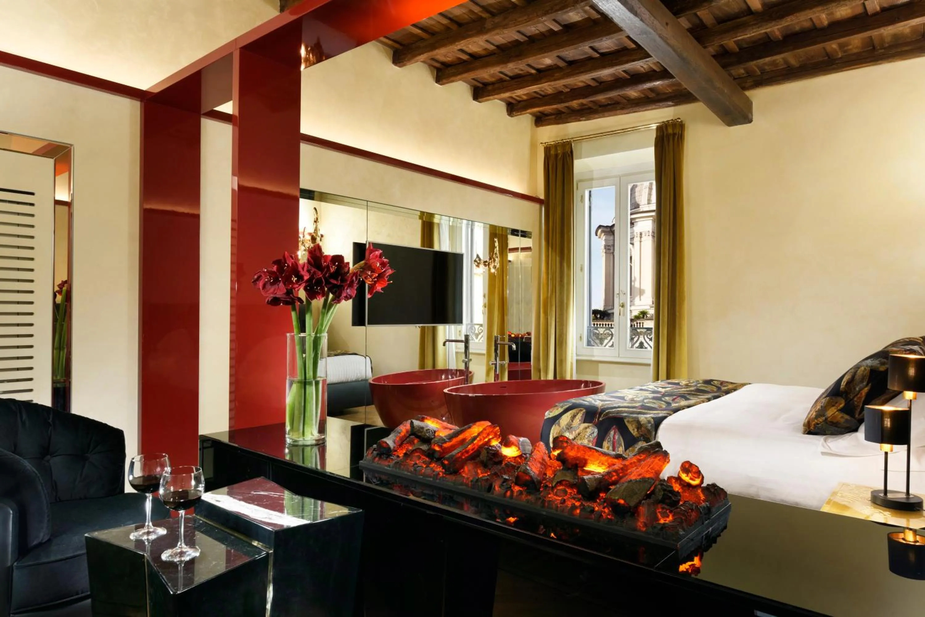 Photo of the whole room, Bed in Lifestyle Suites Rome