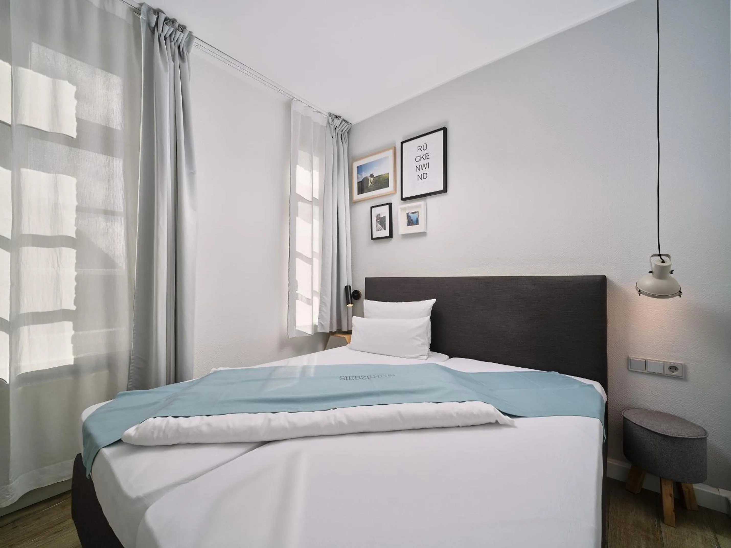 Bed in Hotel Siebzehn80