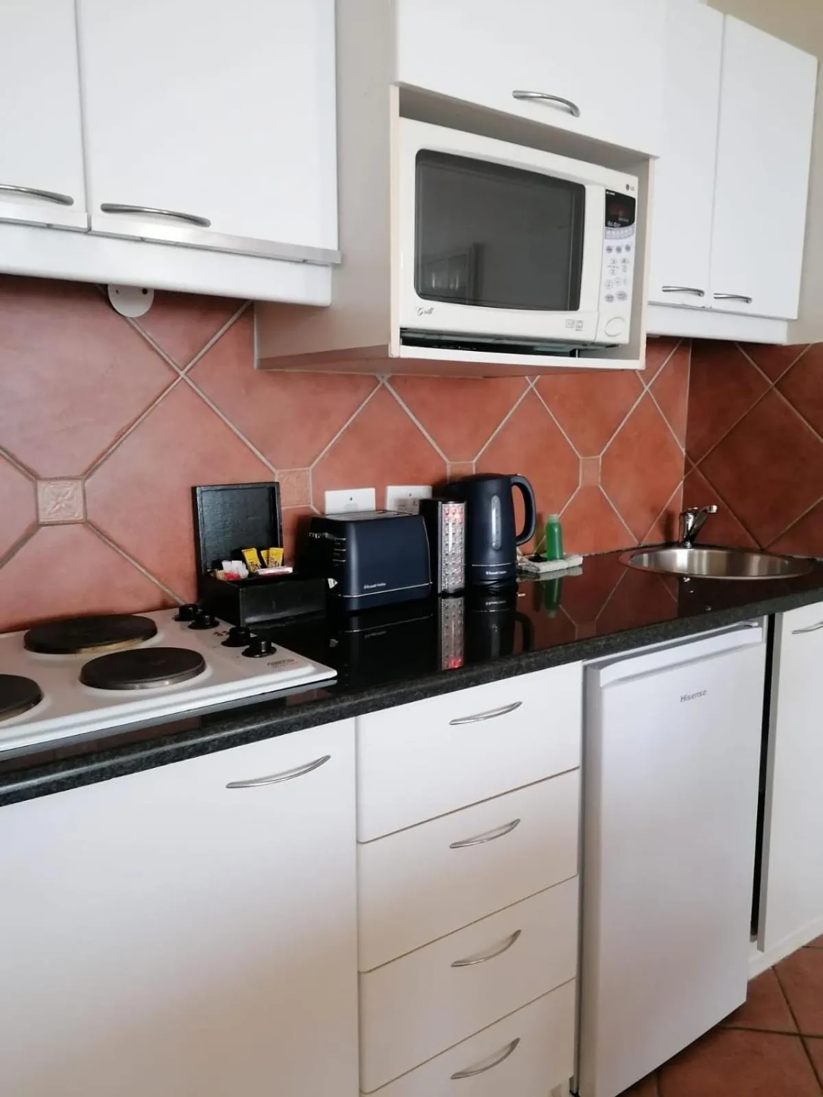 Kitchen or kitchenette in Cape Town Beachfront Apartments at Leisure Bay