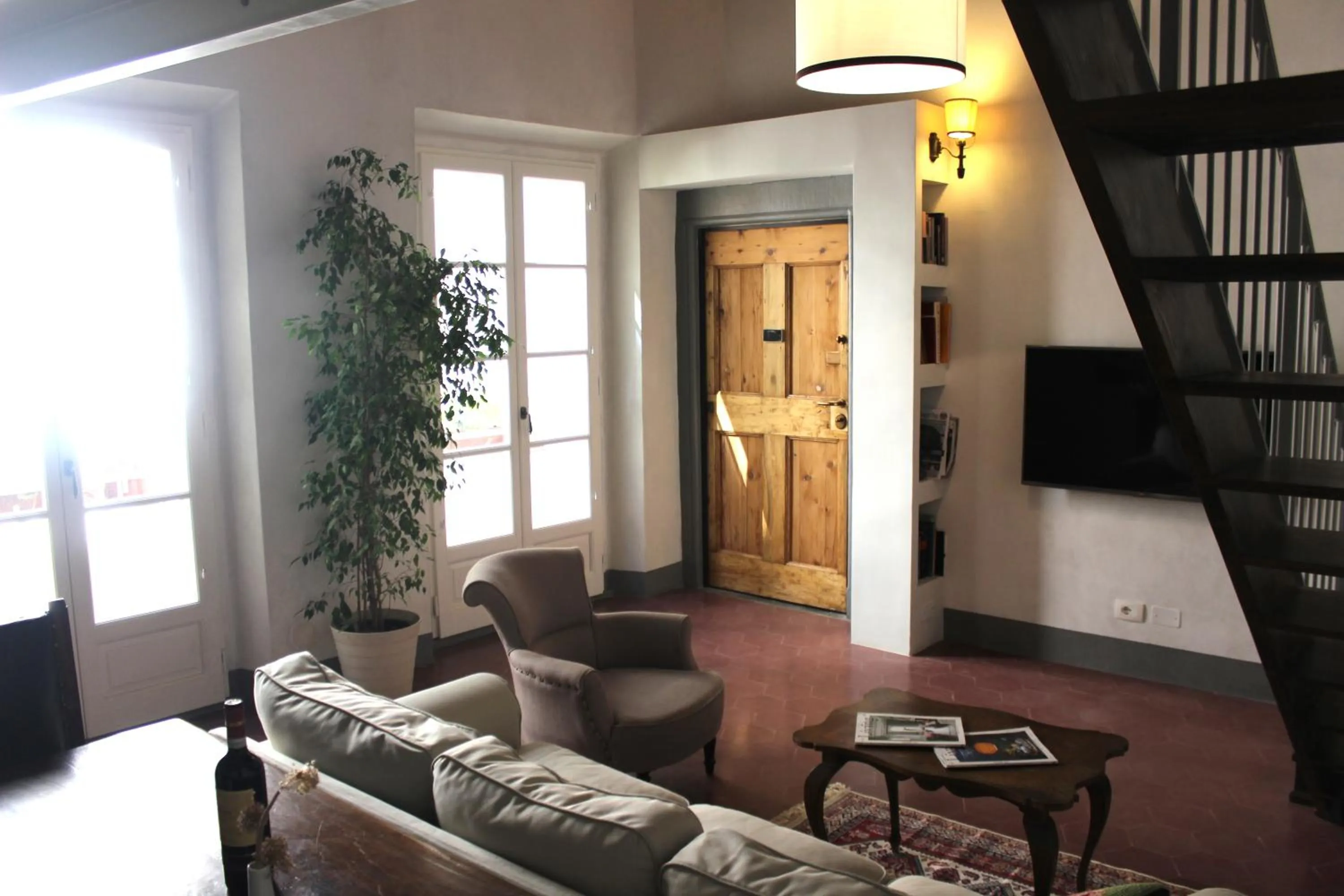 Seating area in Florence Pitti Loft