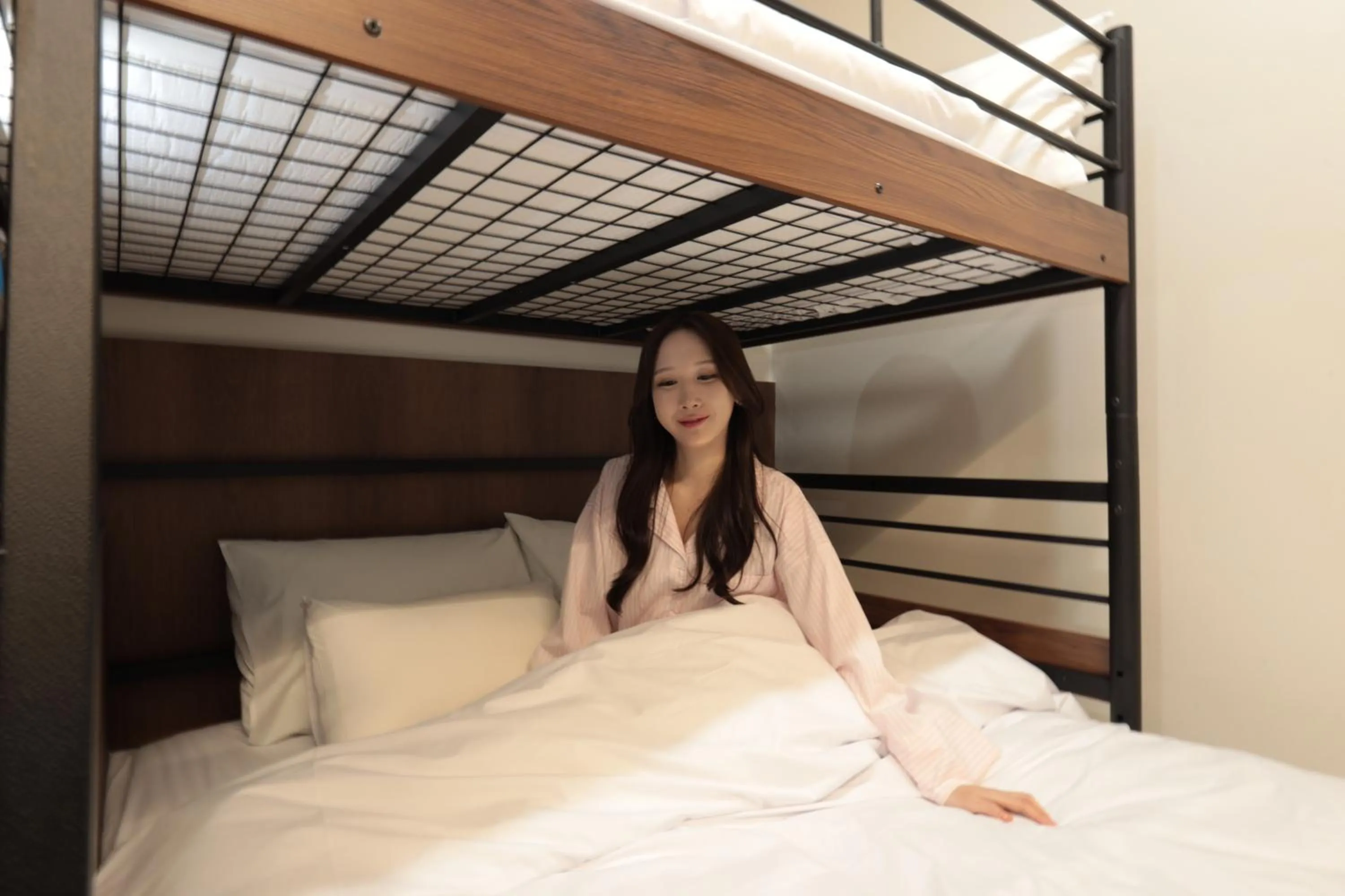 Bed in Jamsil Hive Hotel