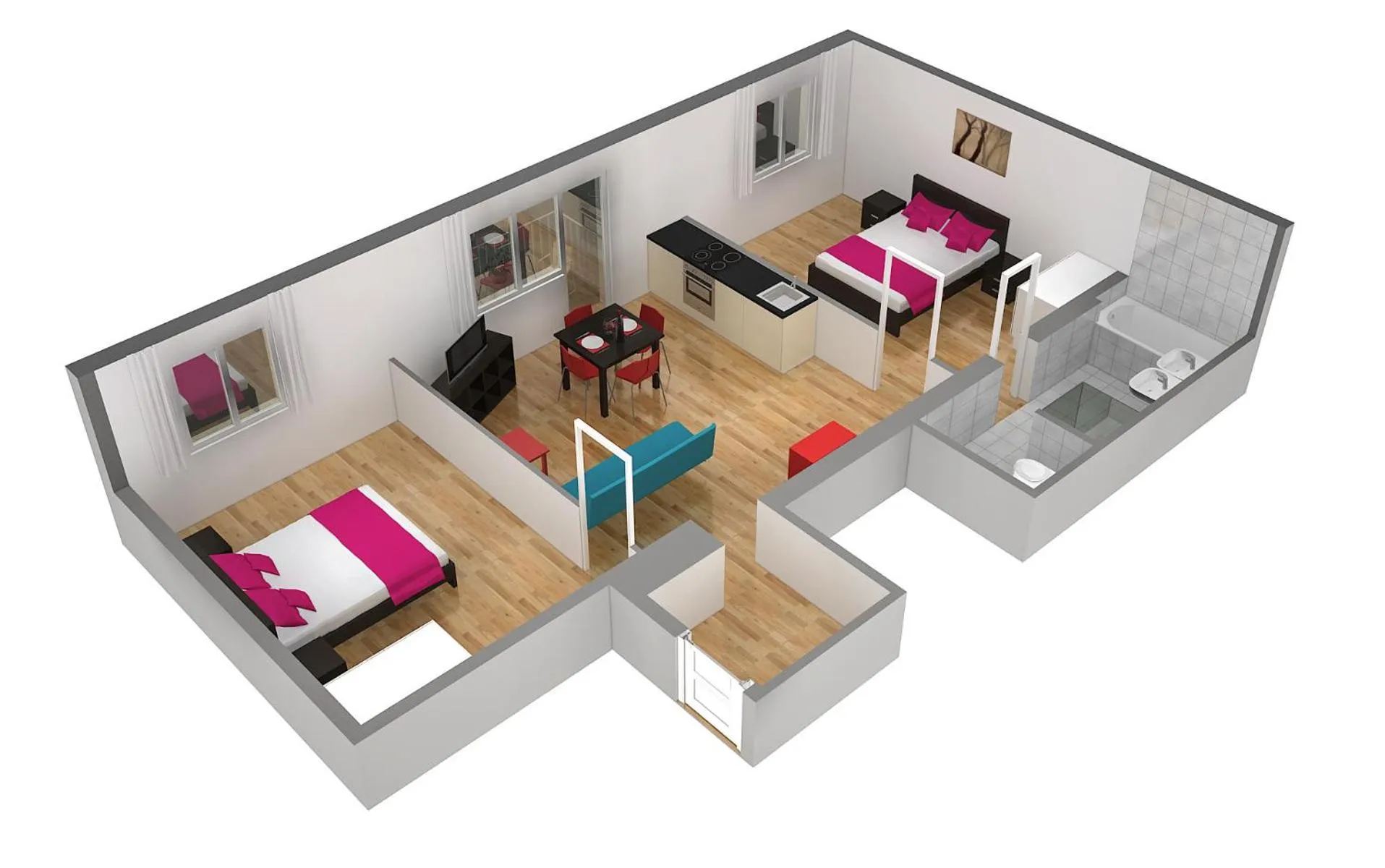 Other in HITrental Stauffacher Apartments