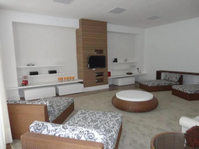 Communal lounge/ TV room in Apto Vista Mar Com Lazer Total