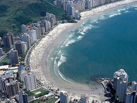 Beach in Apto Vista Mar Com Lazer Total