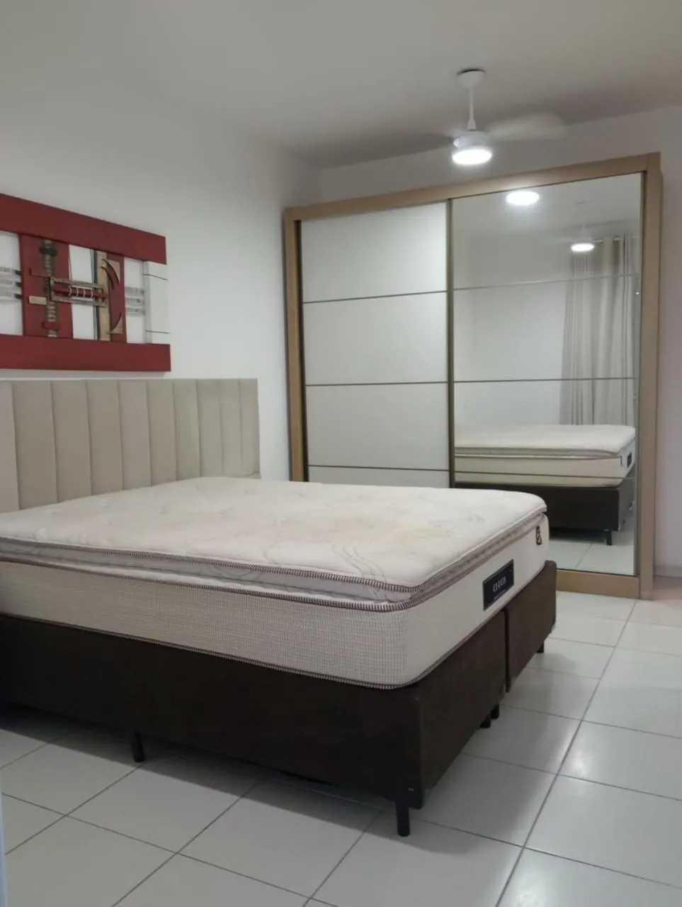 Bed in Apto Vista Mar Com Lazer Total