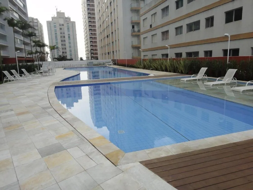Swimming pool in Apto Vista Mar Com Lazer Total
