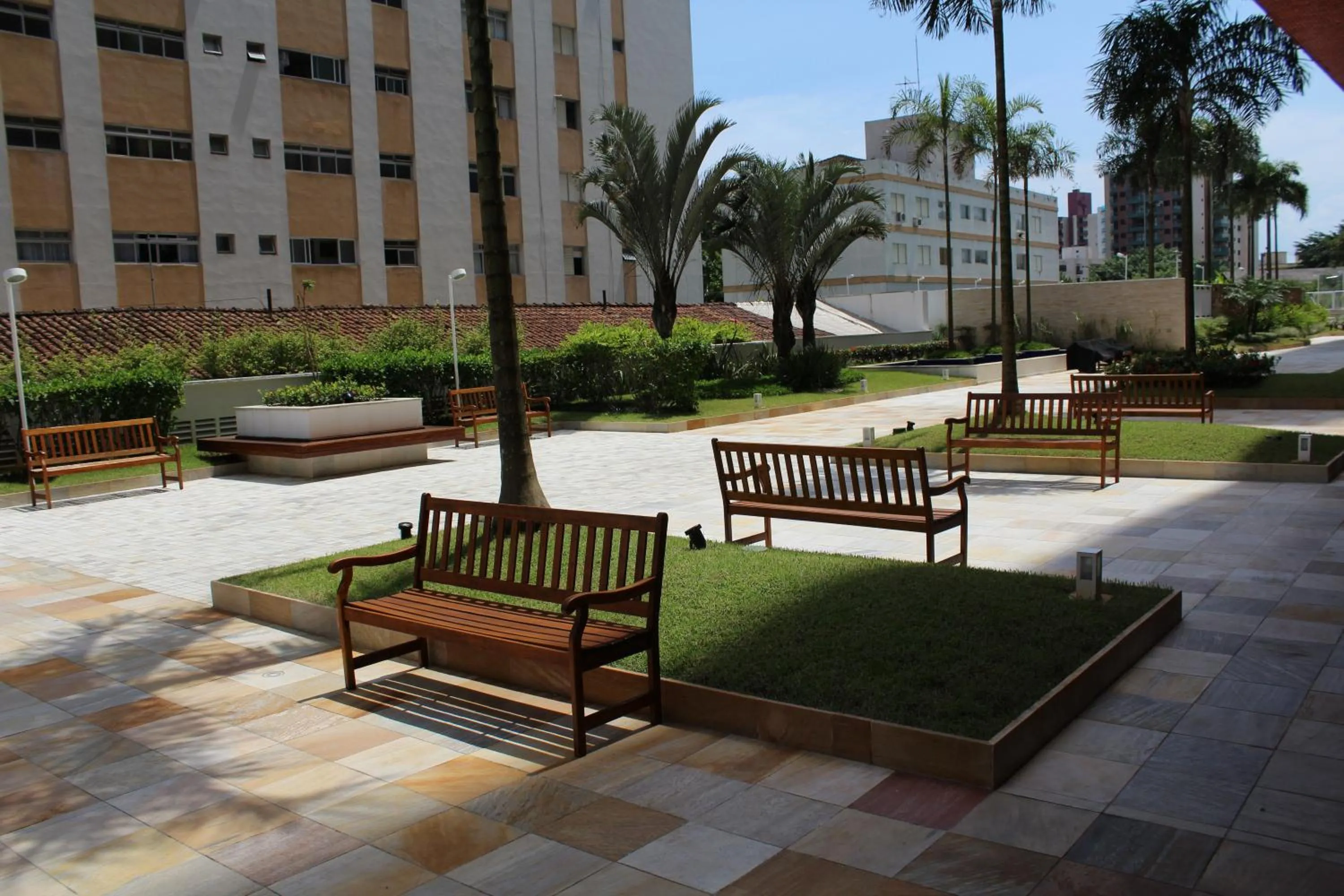 Patio in Apto Vista Mar Com Lazer Total