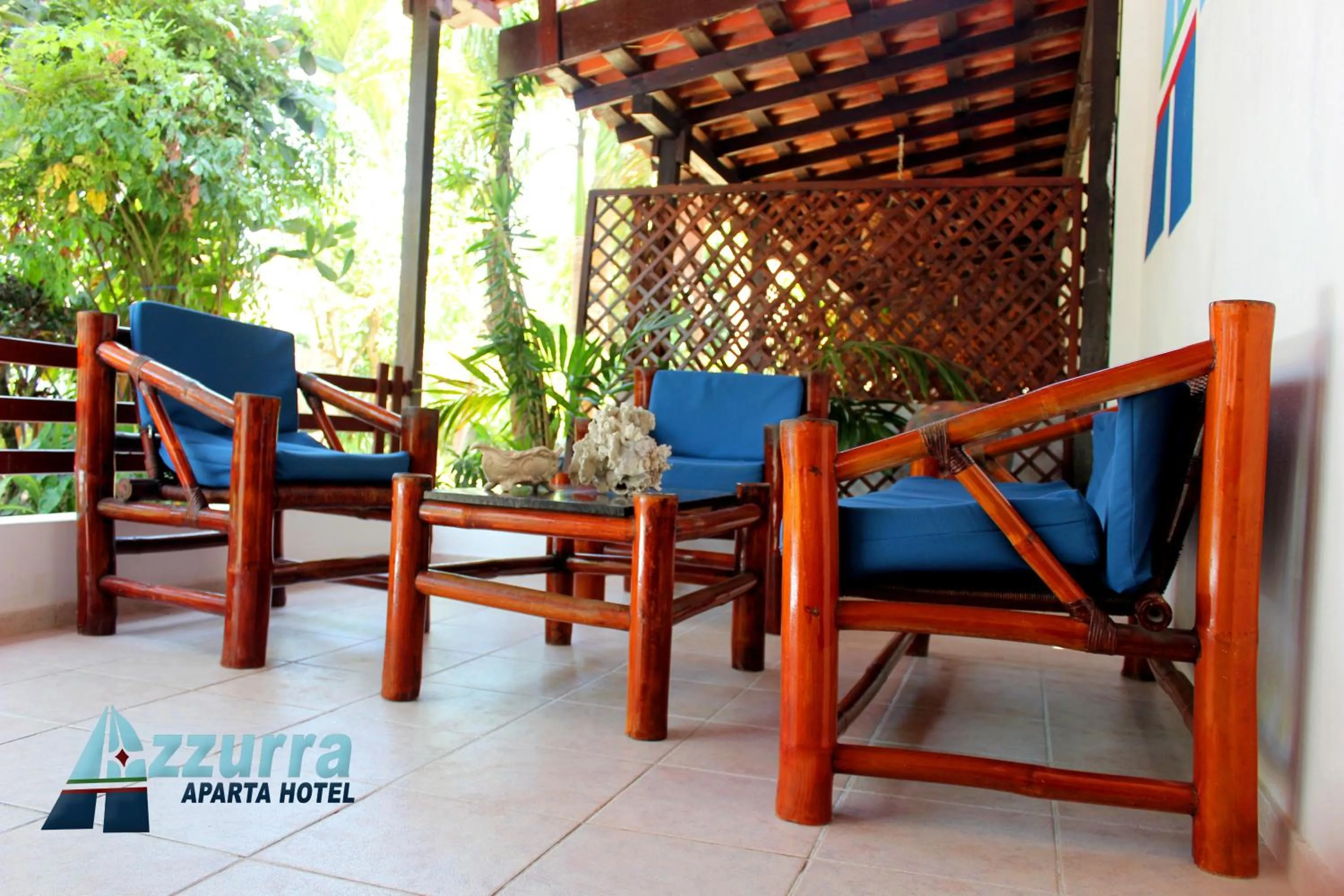 Communal lounge/ TV room in Aparta Hotel Azzurra