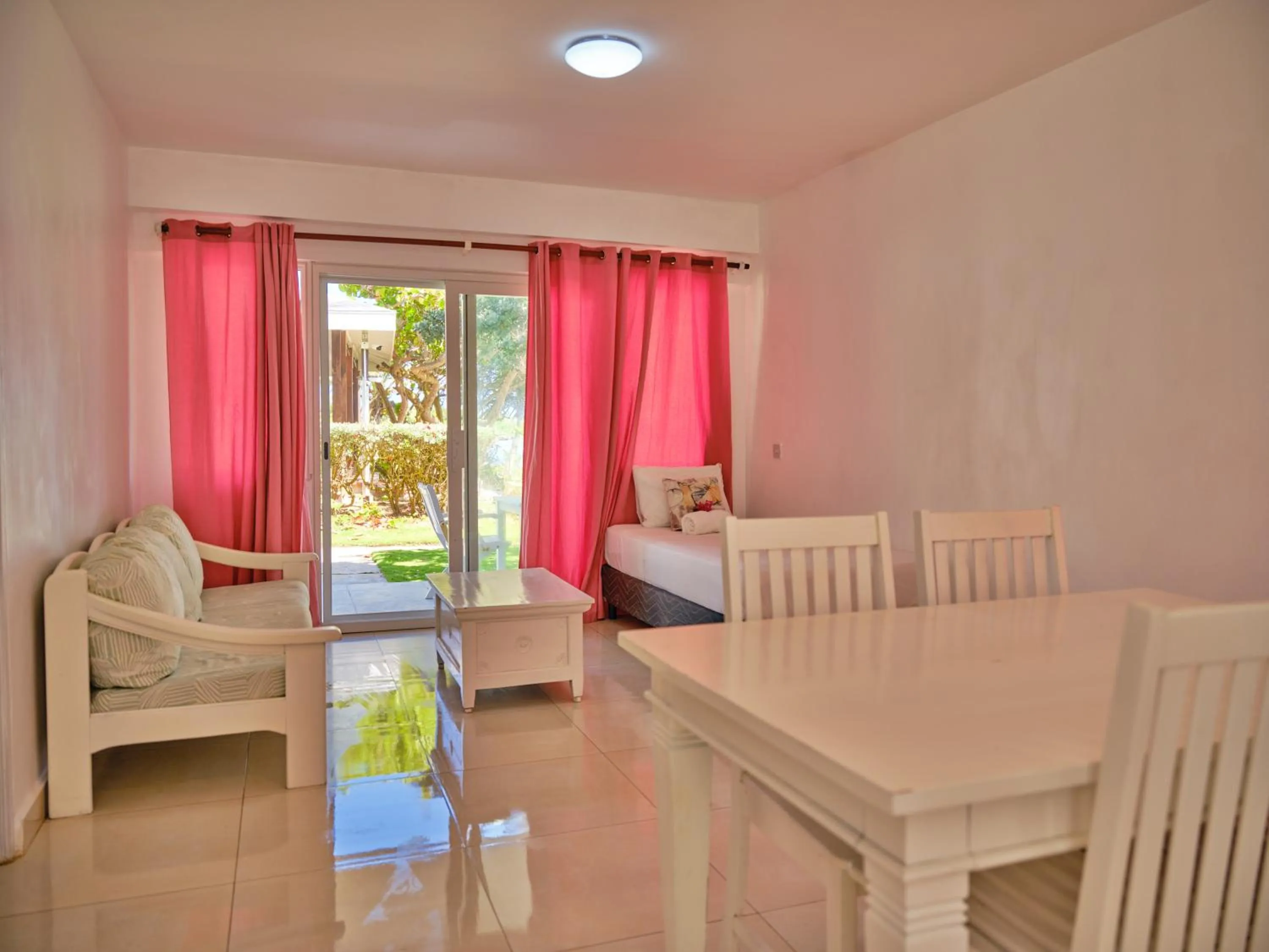 Living room in Ocean Spray Apartments