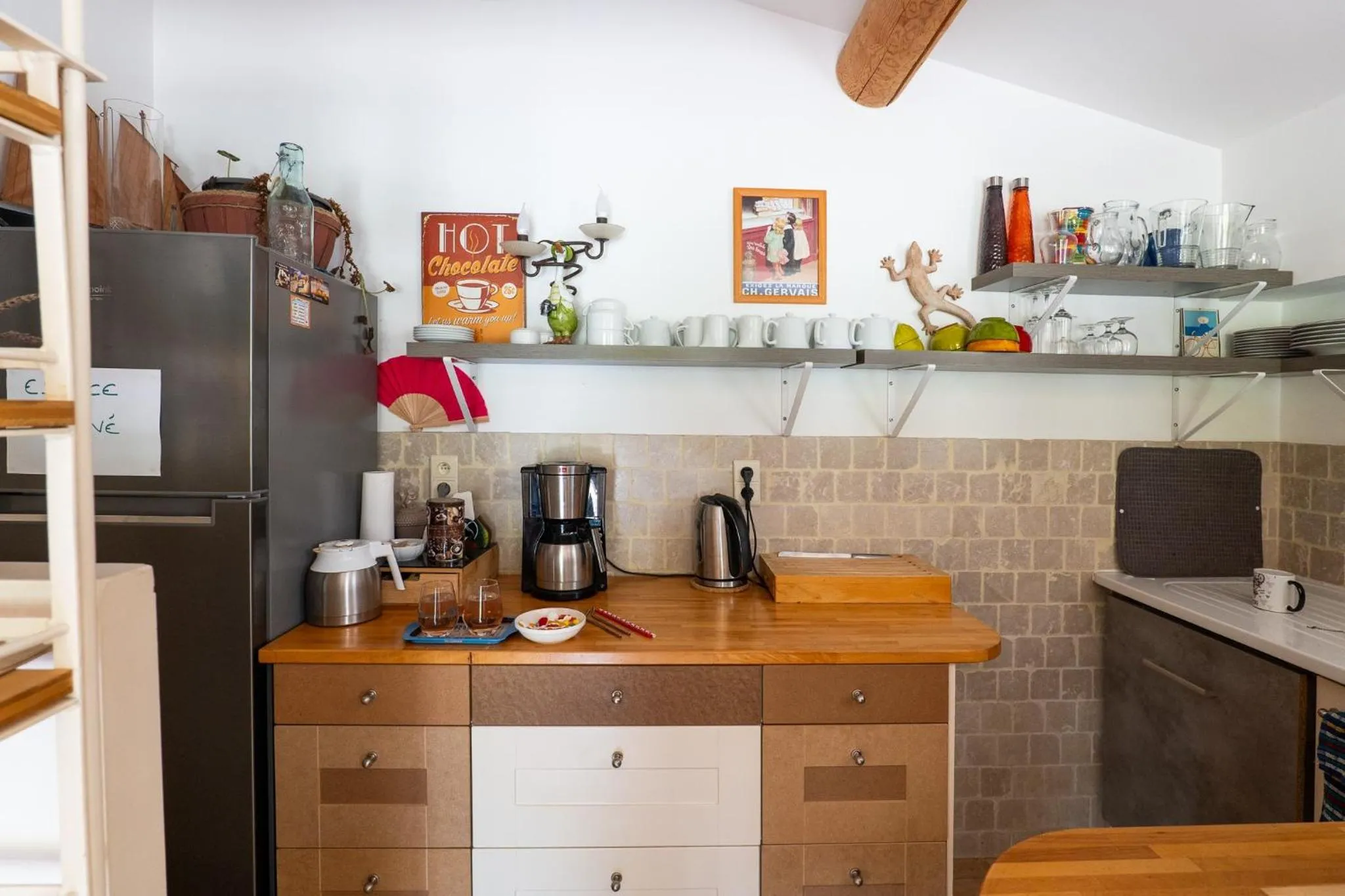 Kitchen or kitchenette in Le Mas Du Loup
