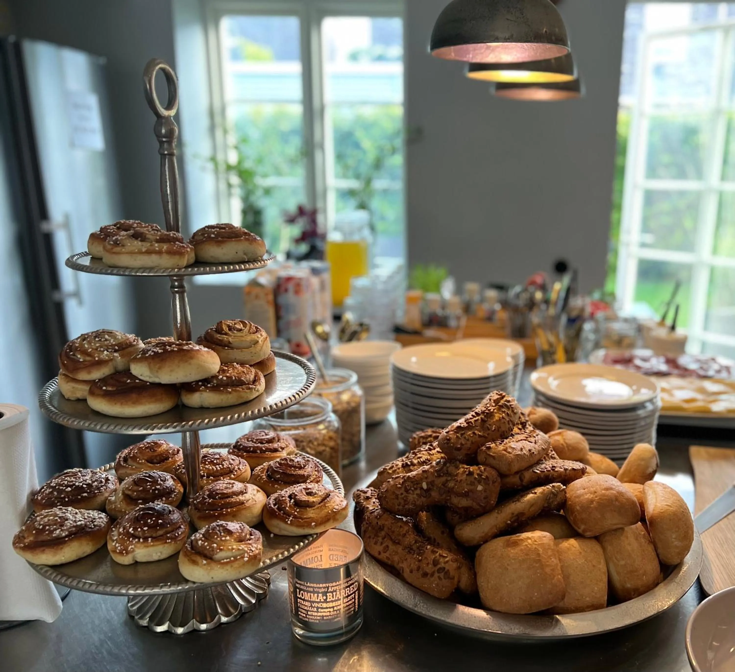 Buffet breakfast in Brohuspark