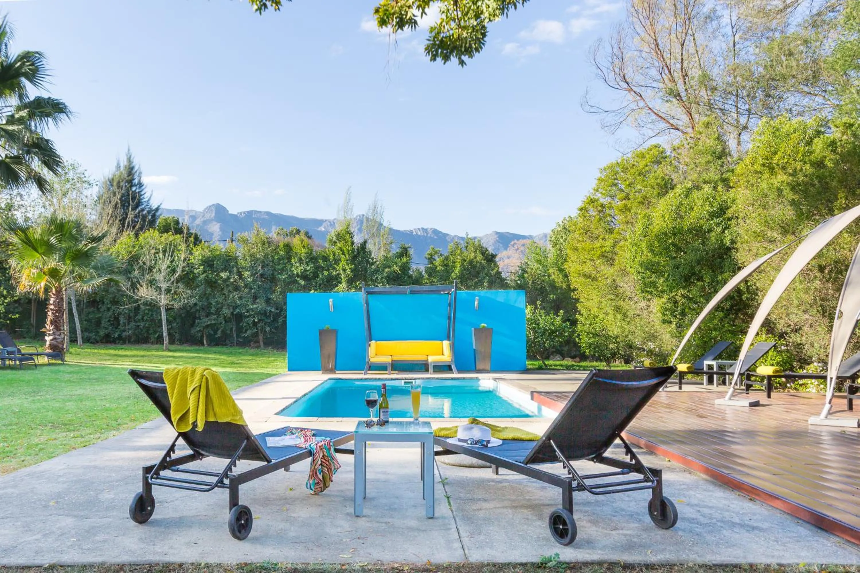 Garden in Bloomestate Swellendam