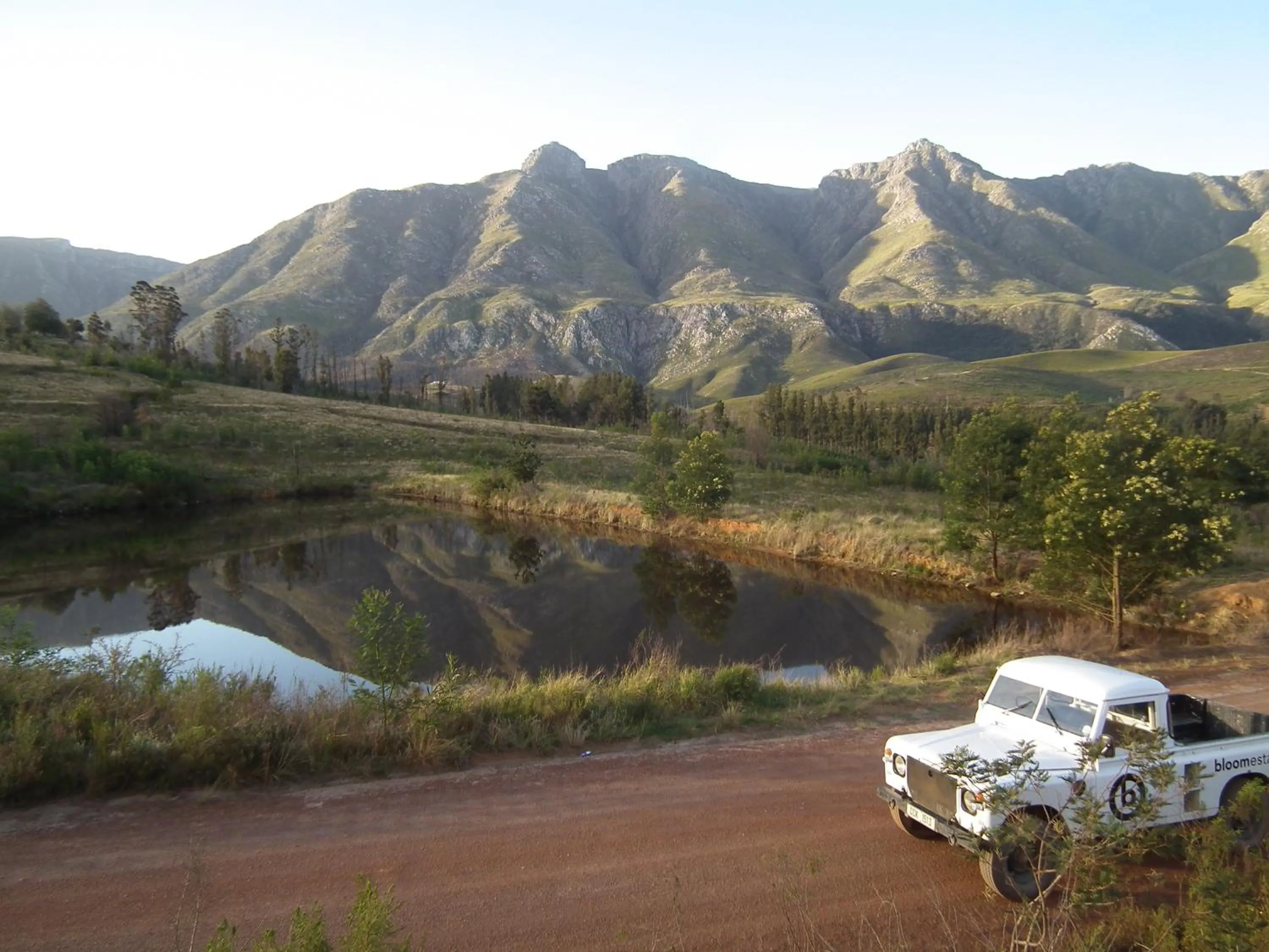 Natural landscape in Bloomestate Swellendam