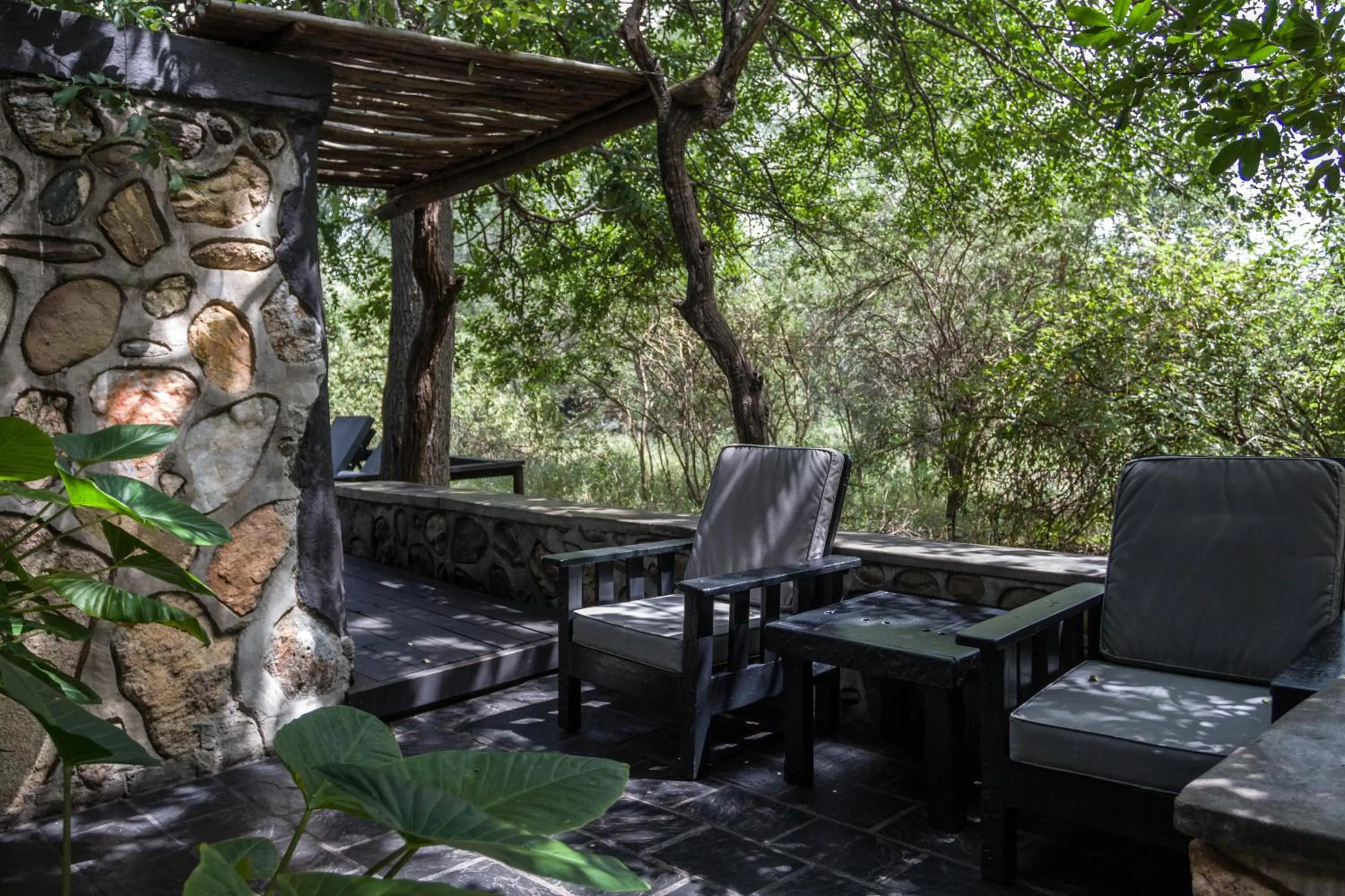 Patio in Ezulwini Game Lodges