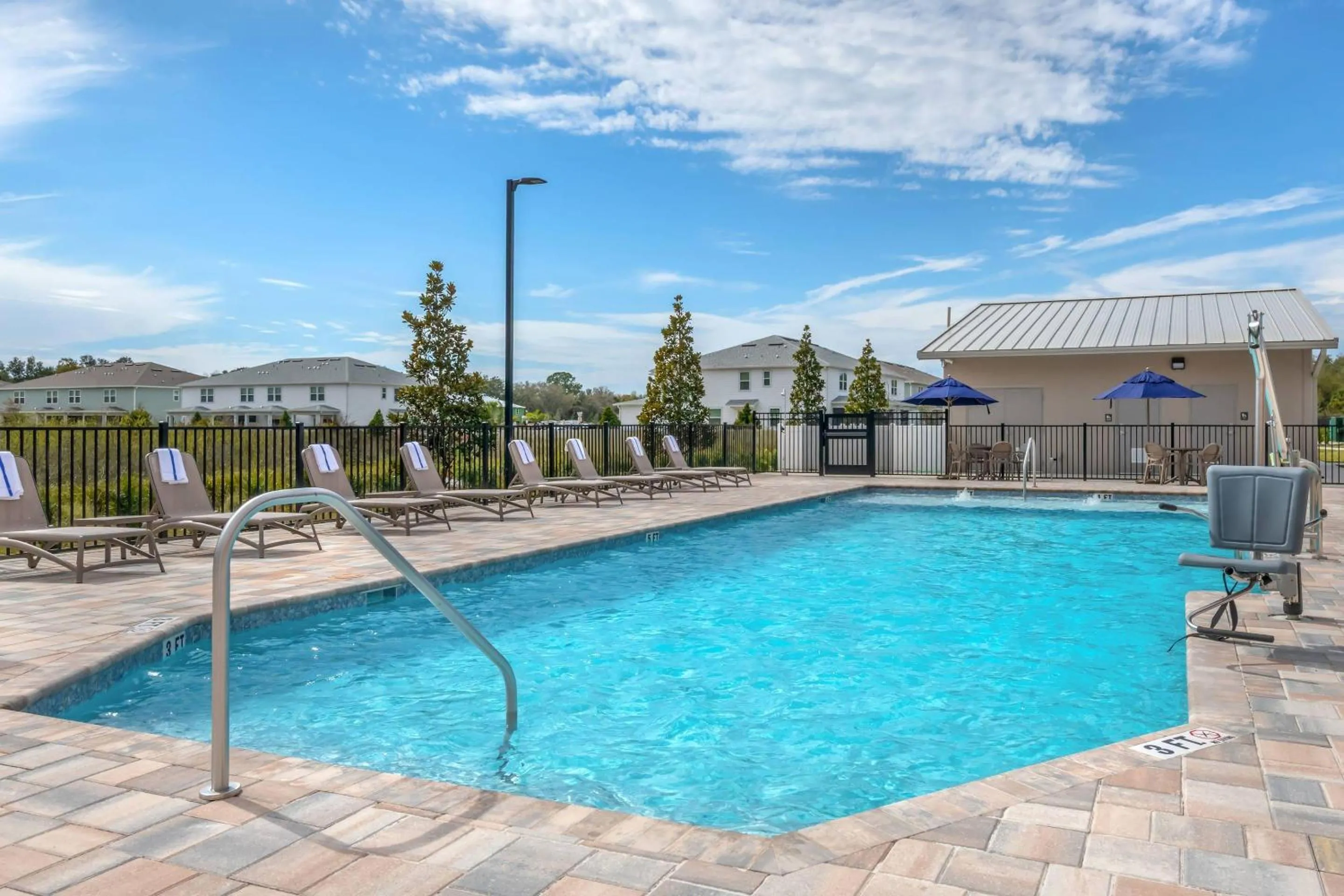 Pool view in Comfort Inn & Suites Orlando Sanford Airport