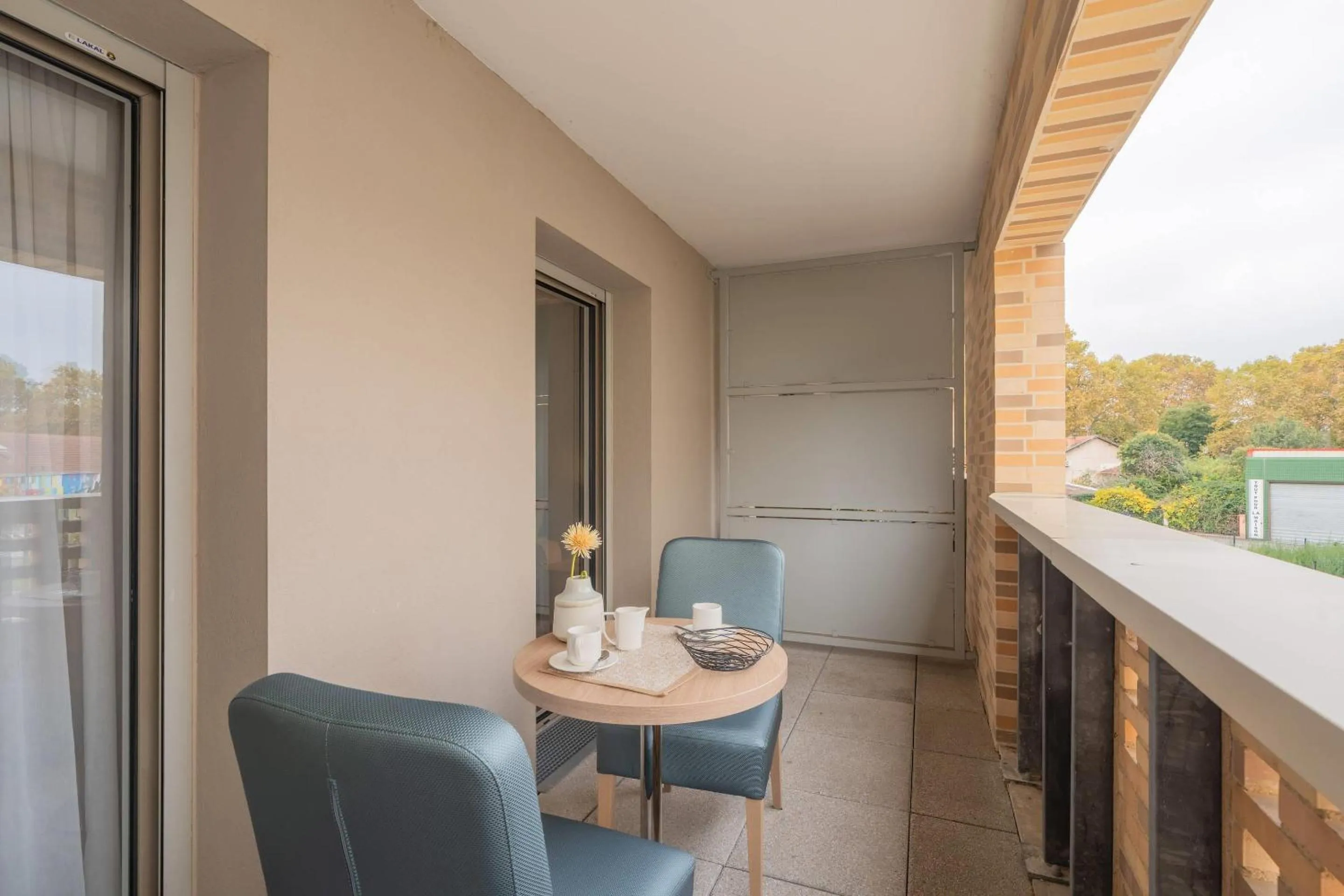 Balcony/Terrace in Quality Aparthotel Toulouse Ponts Jumeaux