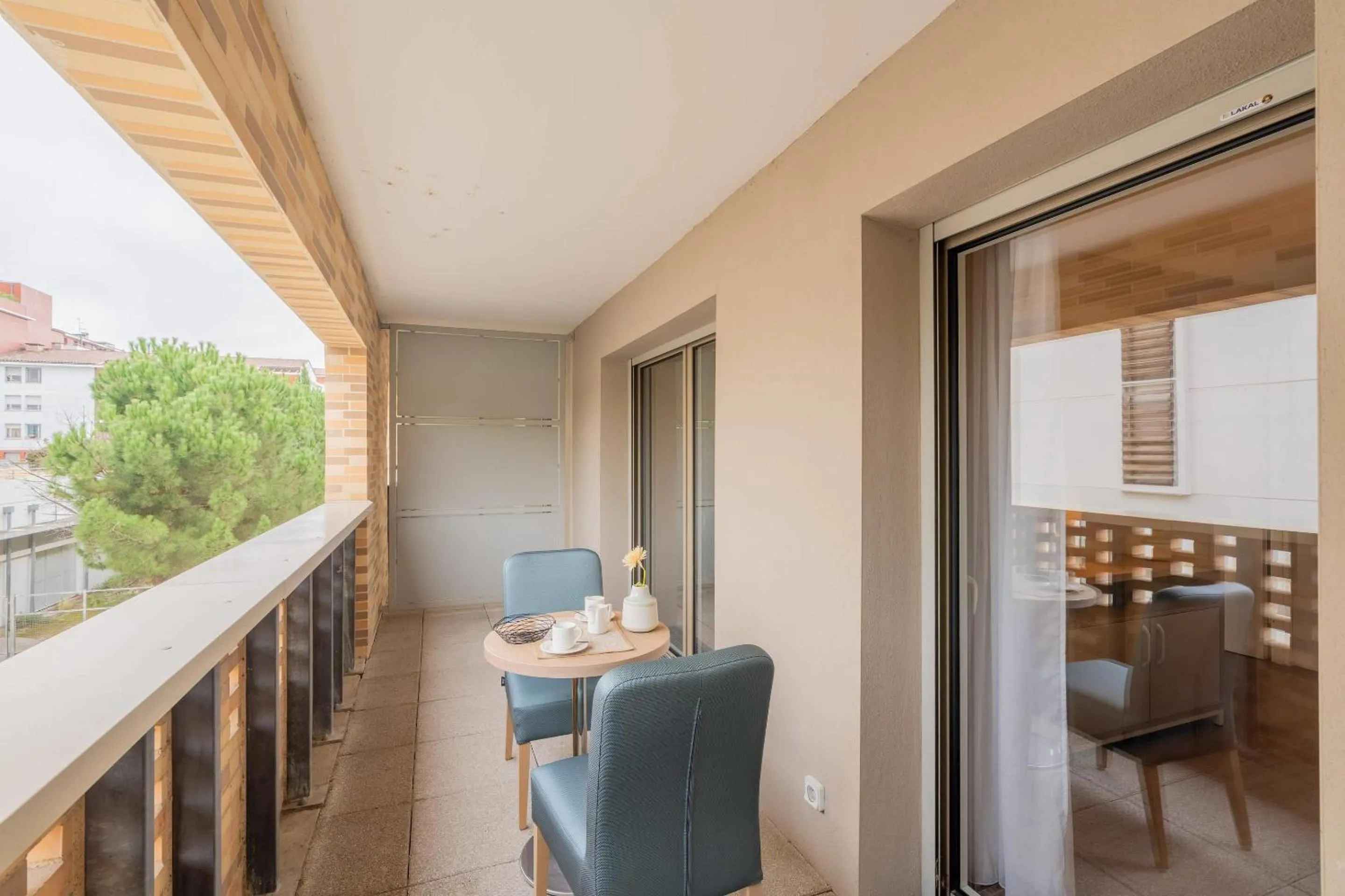 Balcony/Terrace in Quality Aparthotel Toulouse Ponts Jumeaux