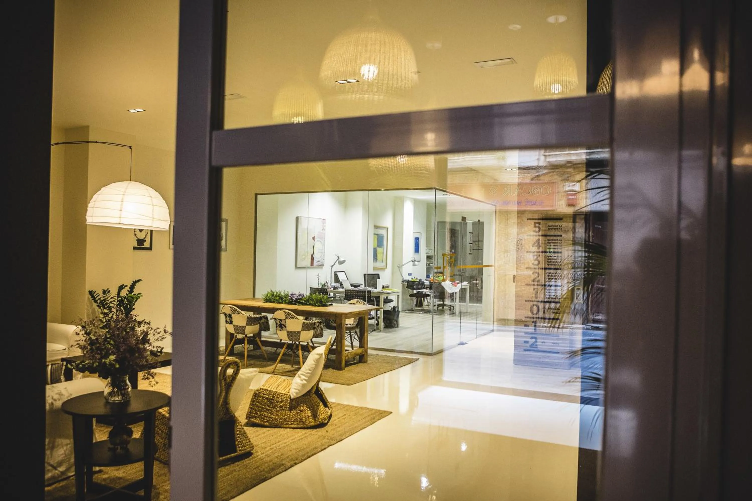 Lobby or reception in Apartamentos Barbara 3