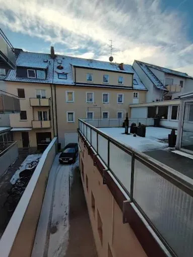 Inner courtyard view in City Hotel Würzburg