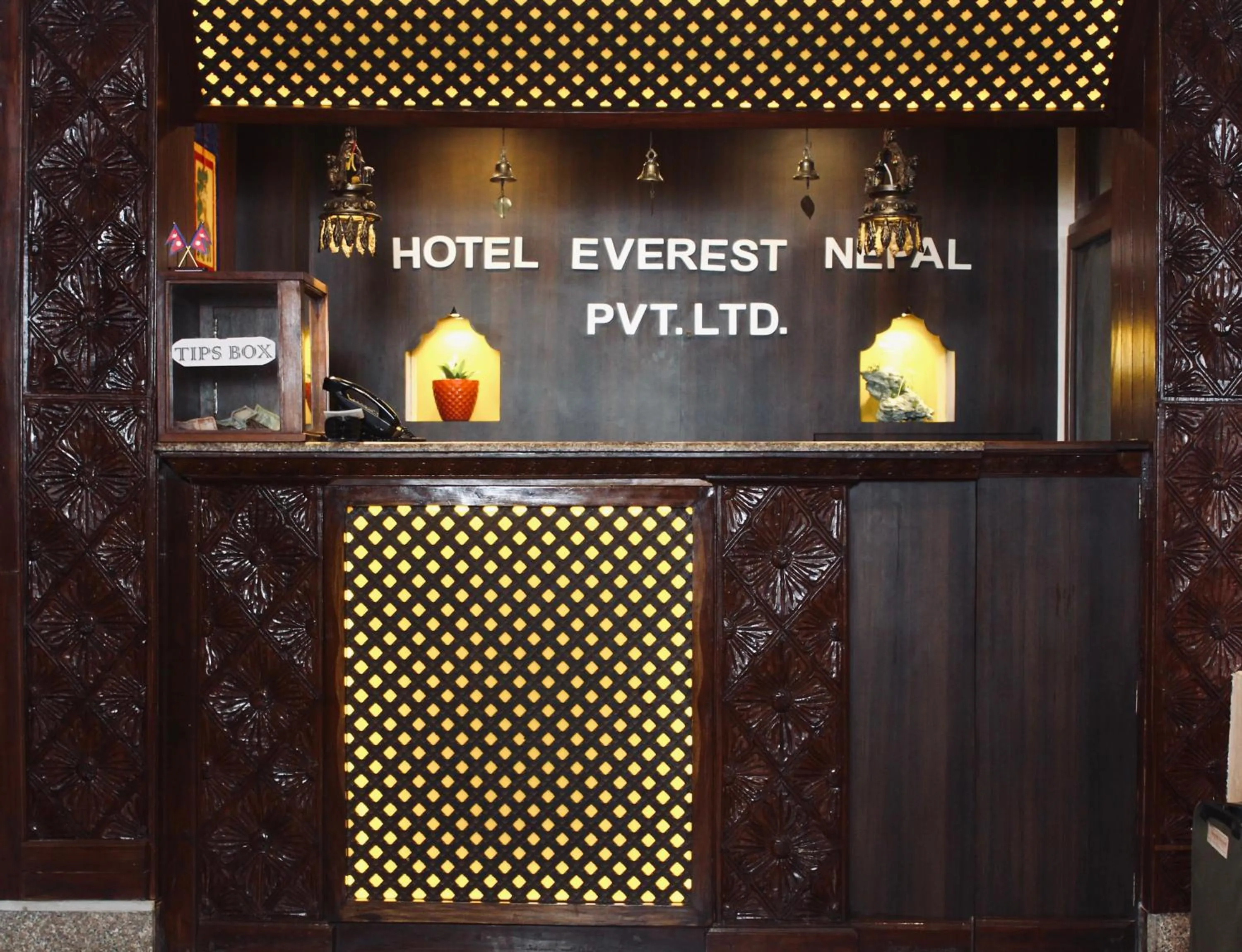 Lobby or reception in Hotel Everest Nepal