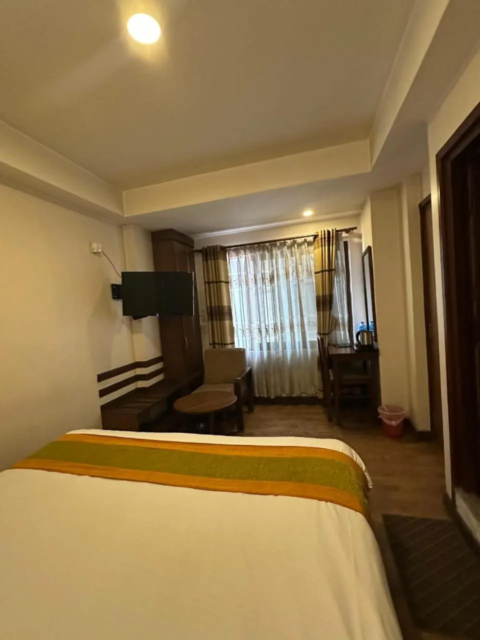 Bedroom, Bed in Hotel Everest Nepal