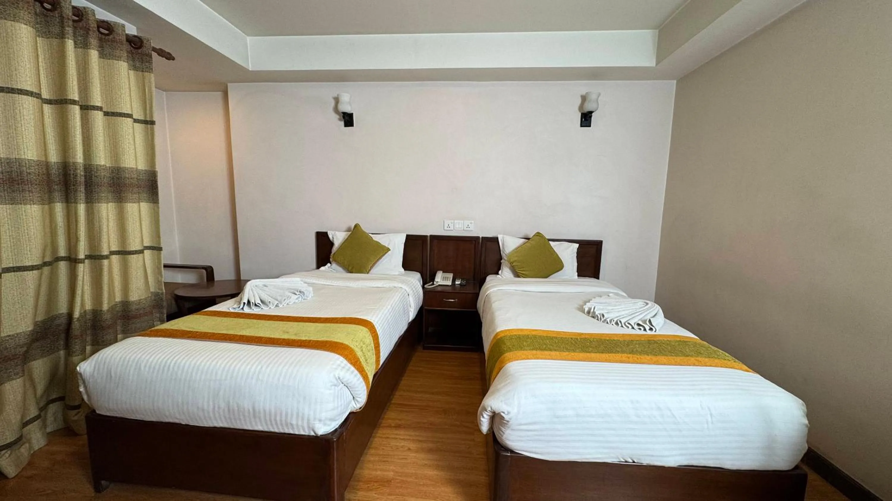 Photo of the whole room, Bed in Hotel Everest Nepal