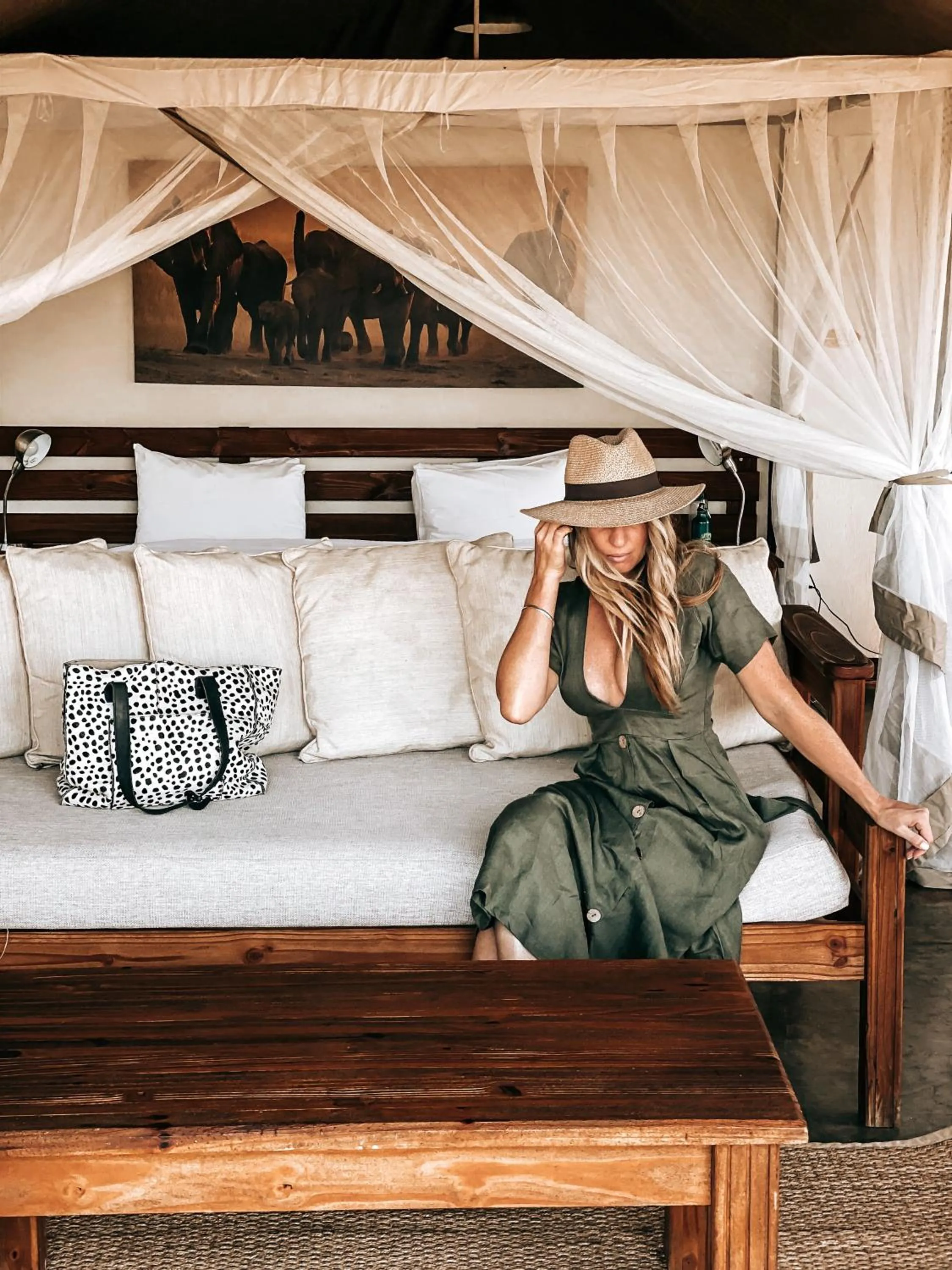 Bed in Honeyguide Tented Safari Camp - Khoka Moya