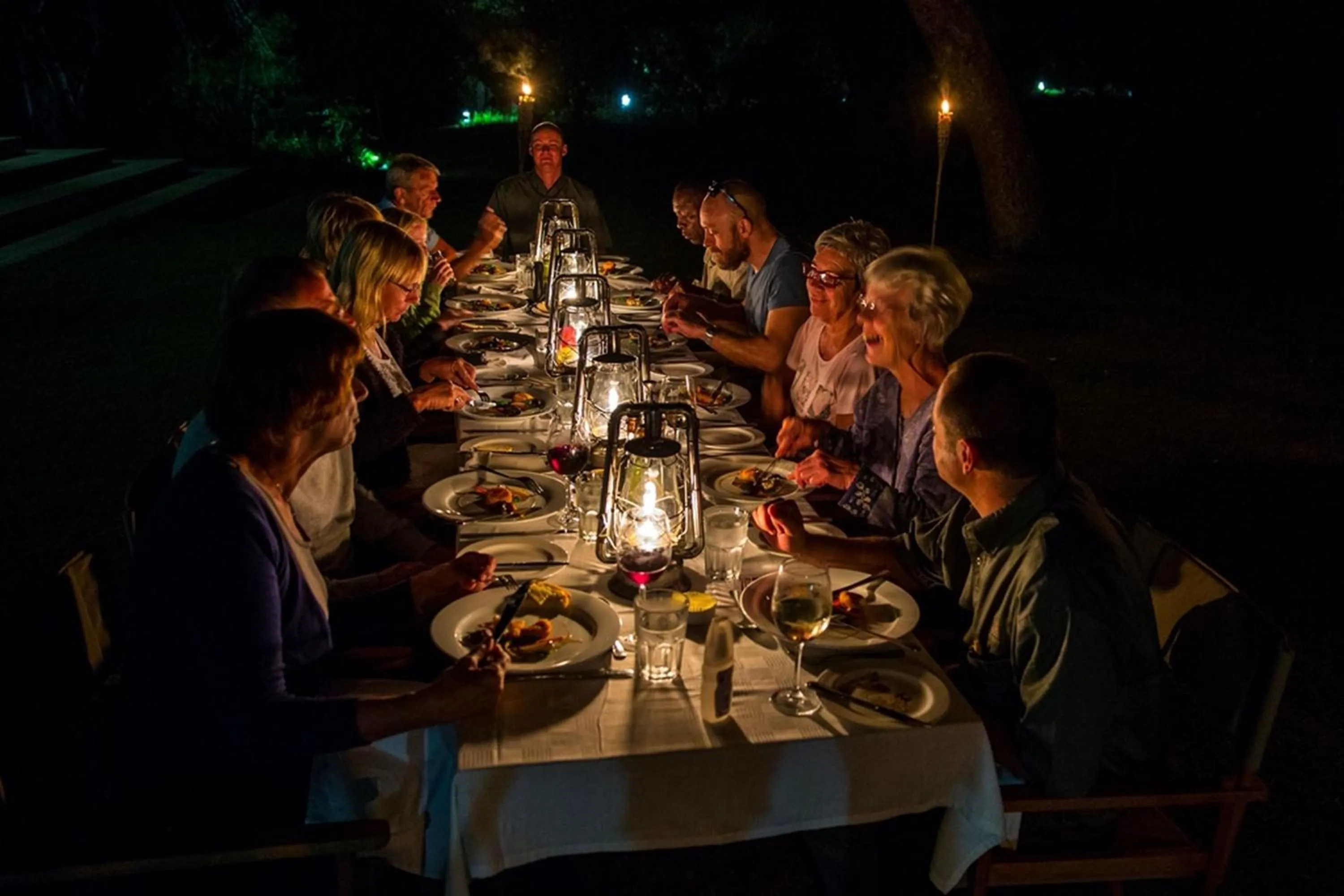 People in Honeyguide Tented Safari Camp - Khoka Moya