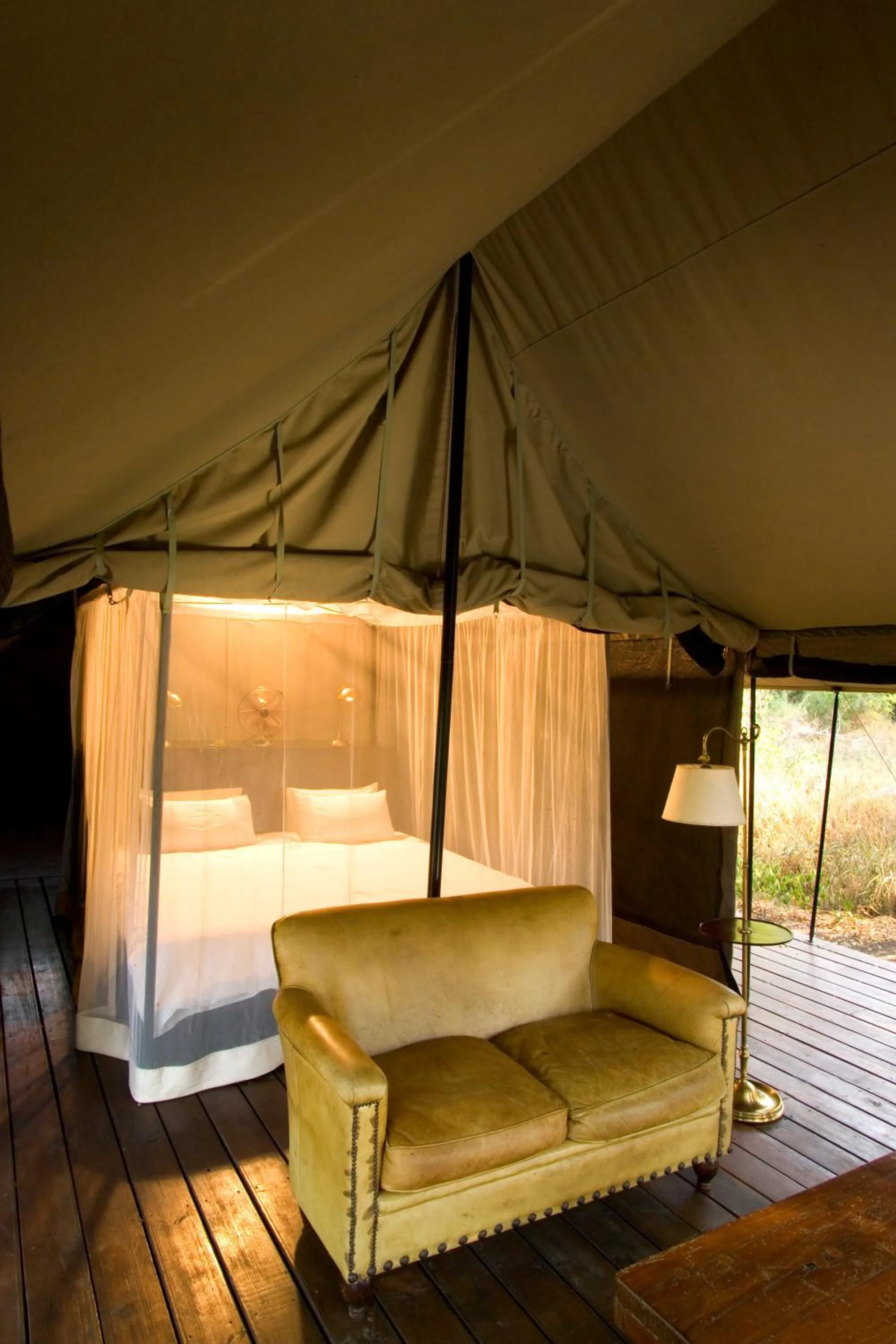 Photo of the whole room, Bed in Honeyguide Tented Safari Camp - Khoka Moya