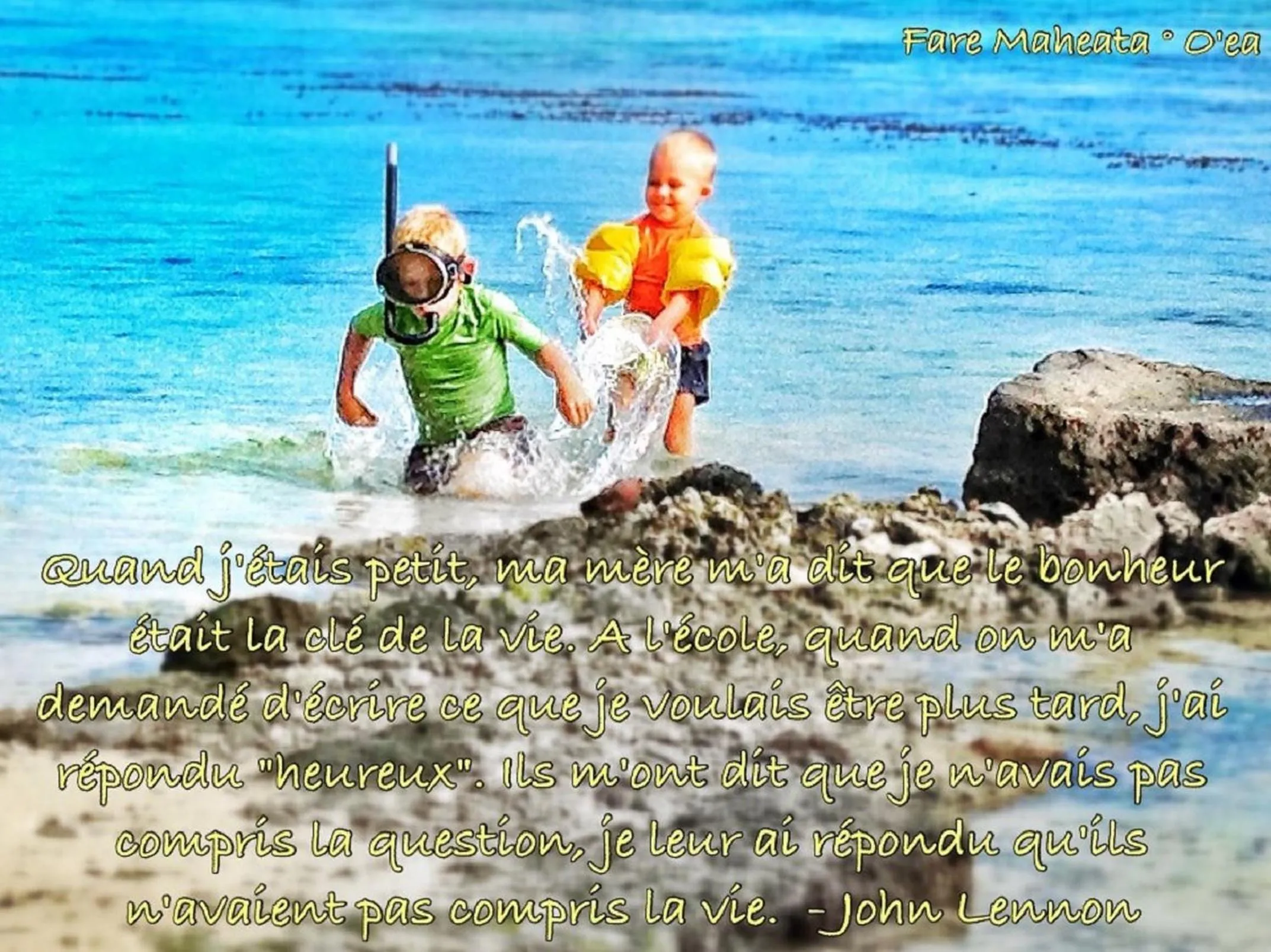 Children play ground in Fare Maheata